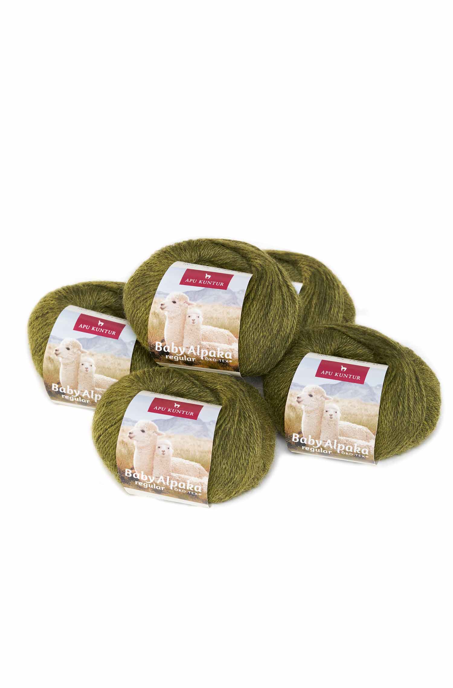 Alpaka Wolle REGULAR | 50g | 5er Pack | 100% Baby Alpaka | 36 Farben