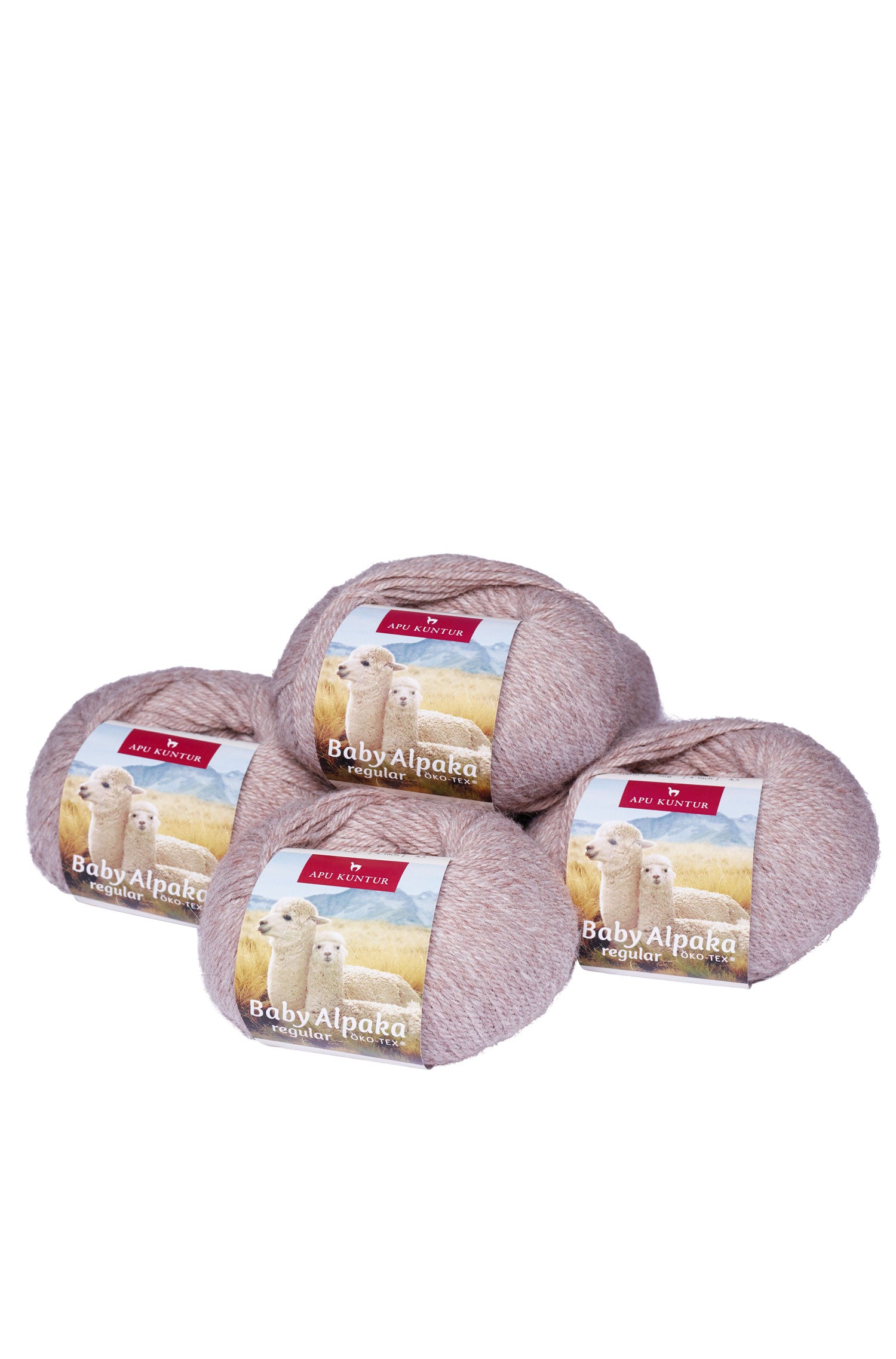 Alpaka Wolle REGULAR | 50g | 5er Pack | 100% Baby Alpaka | 36 Farben