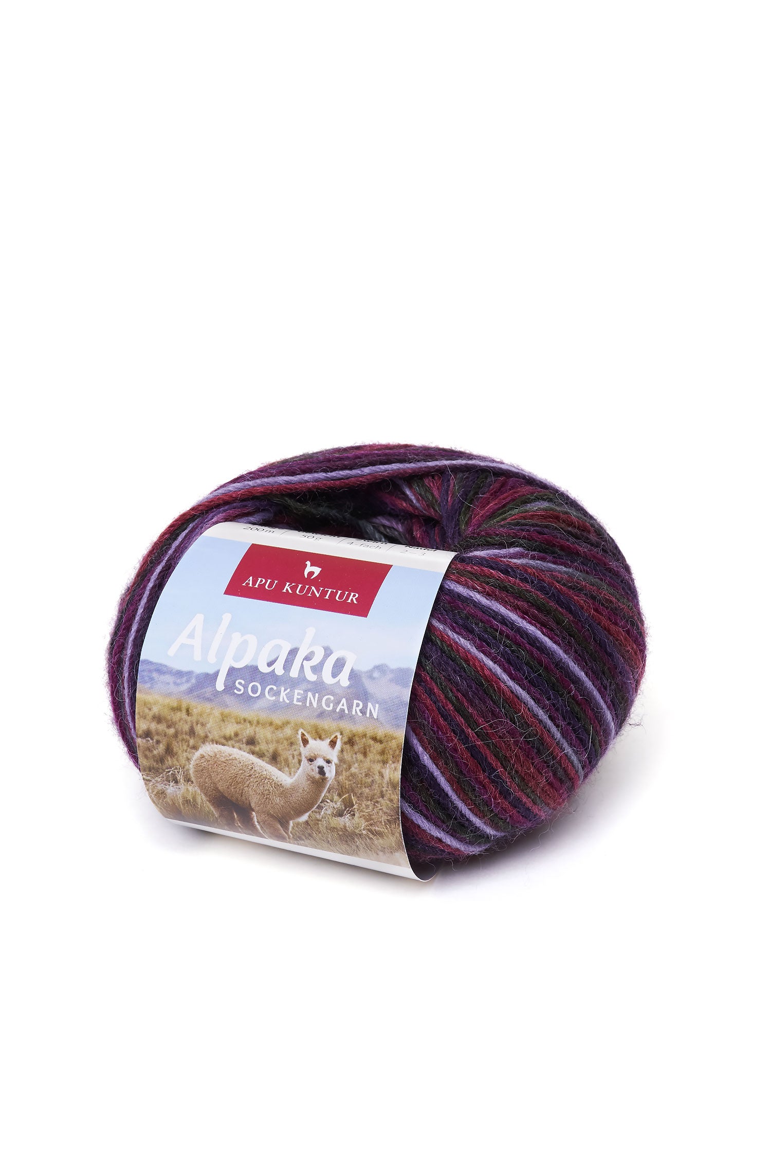 Alpaka Sockengarn MULTICOLOUR | 50g