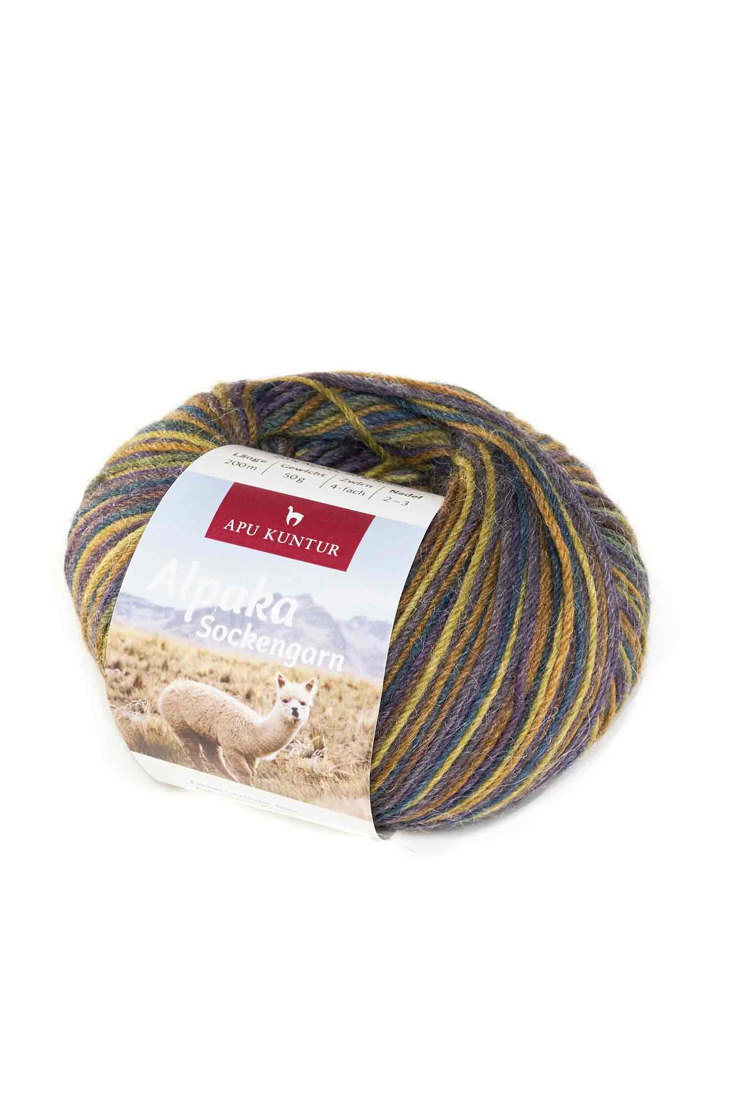 Alpaka Sockengarn MULTICOLOUR | 50g