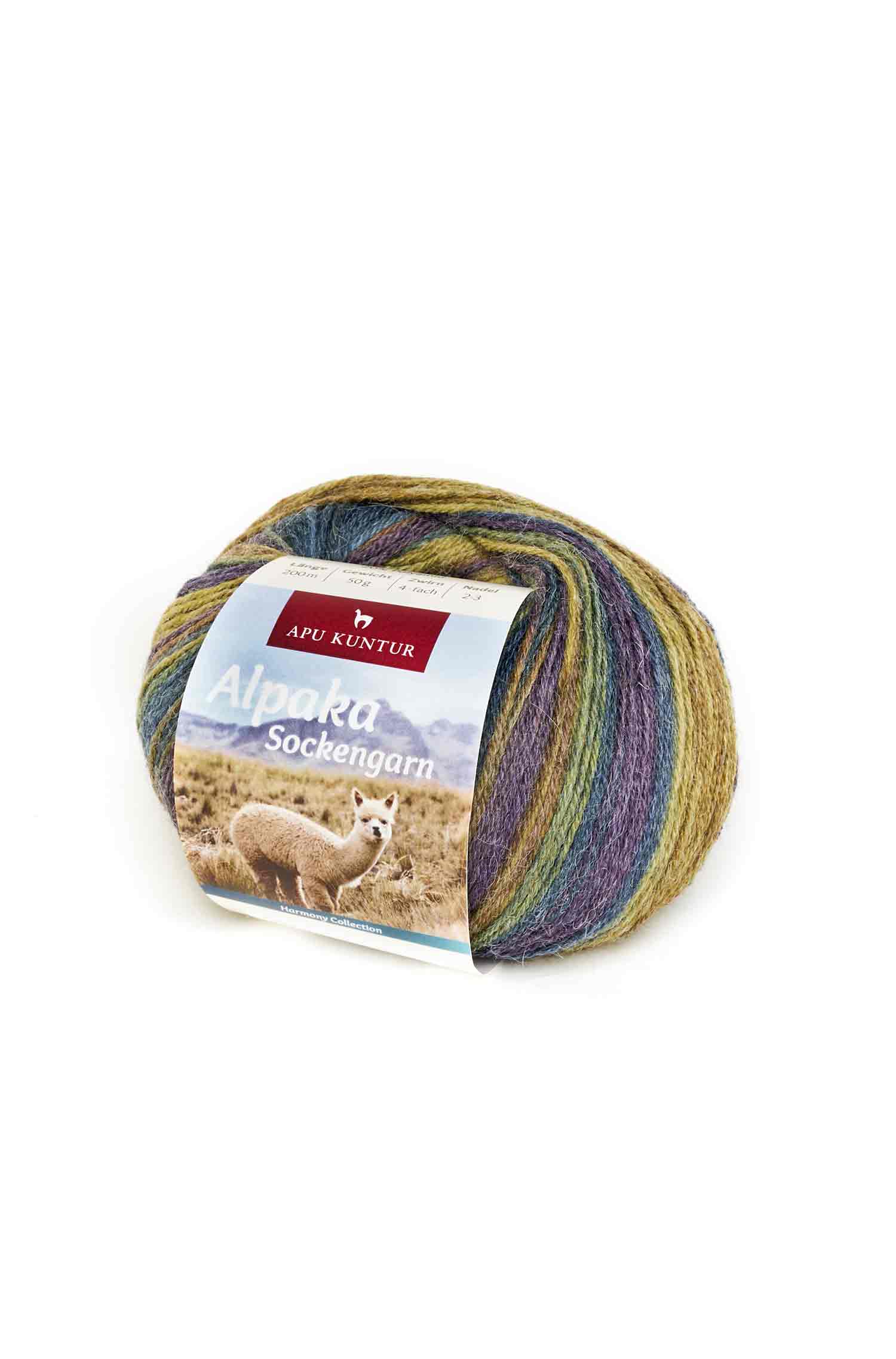 Alpaka Wolle SOCKENGARN HARMONY | 50g | Alpaka-Woll-Mix