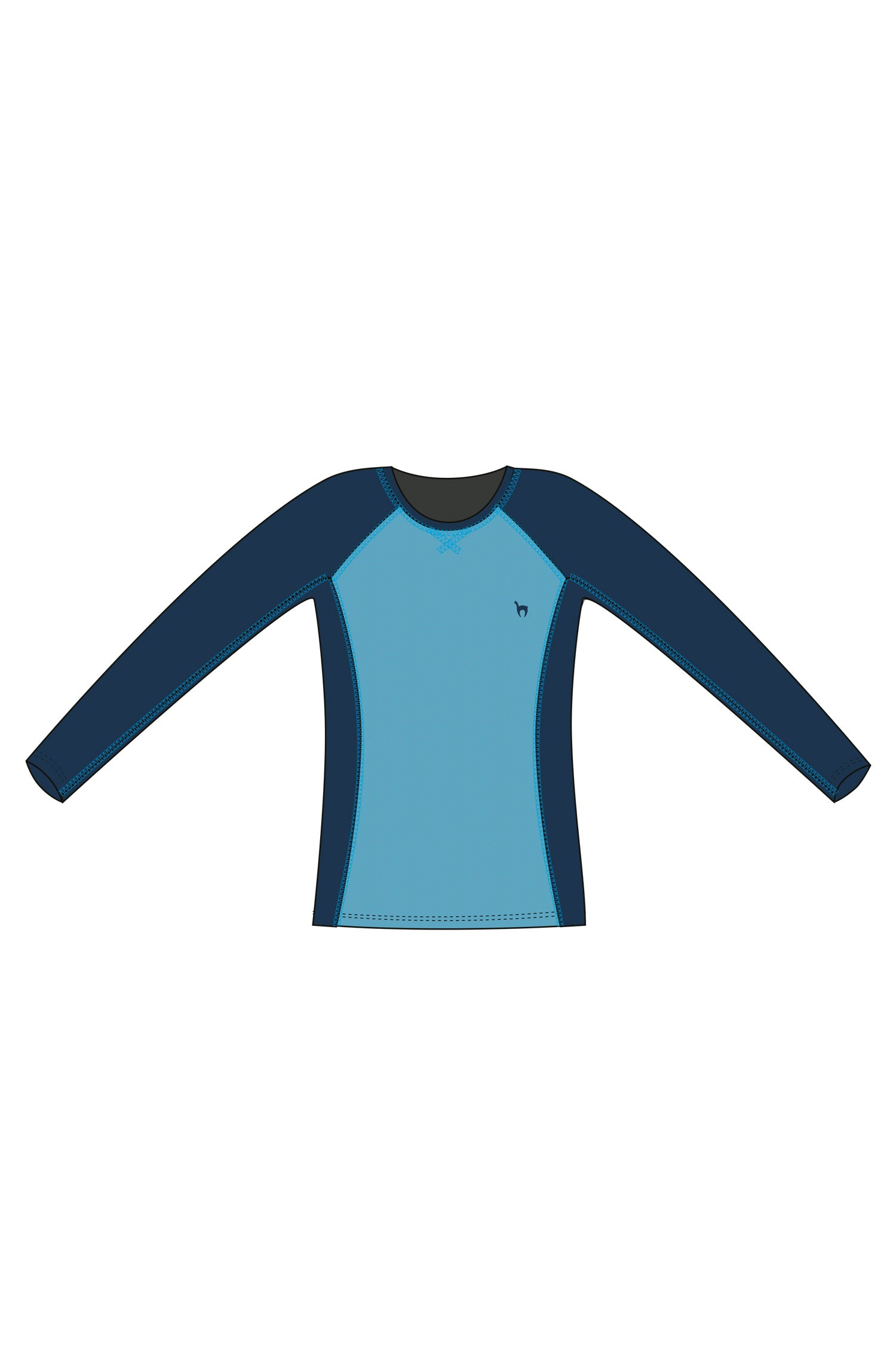 ANDEN ACTIVE Damen Thermo Shirt mit Premium Baby Alpaka