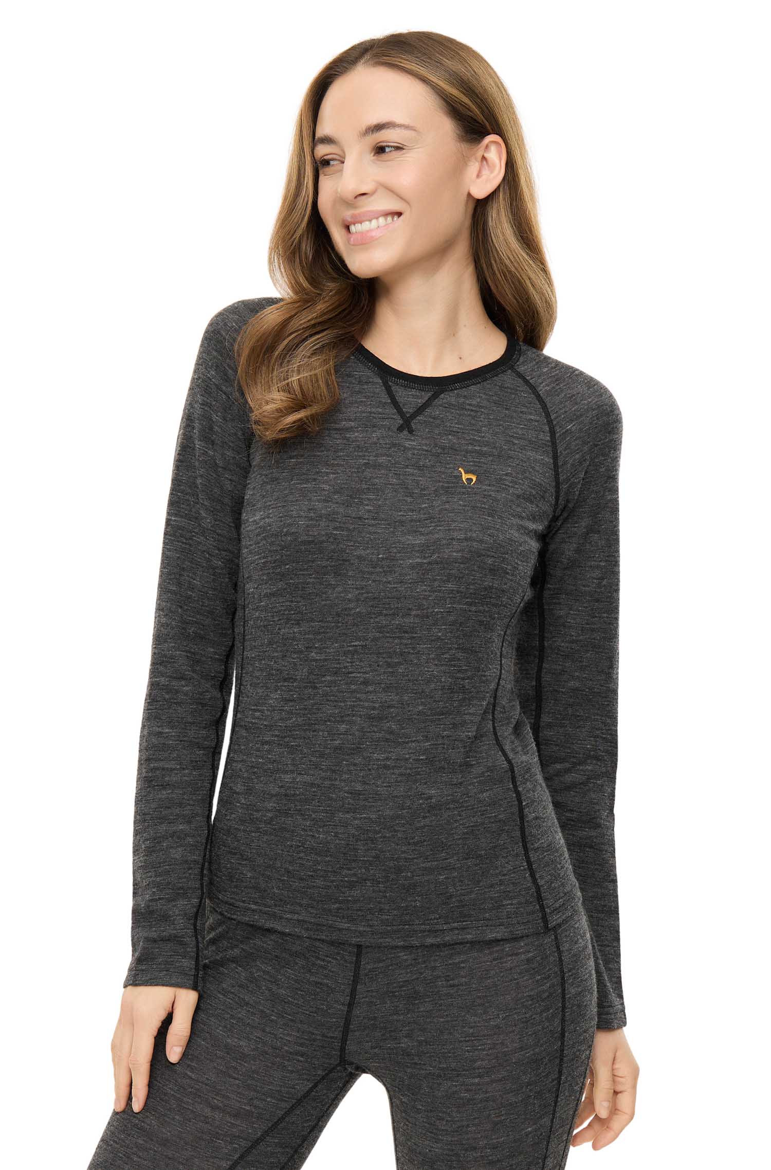 ANDEN ACTIVE Damen Thermo Shirt mit Premium Baby Alpaka