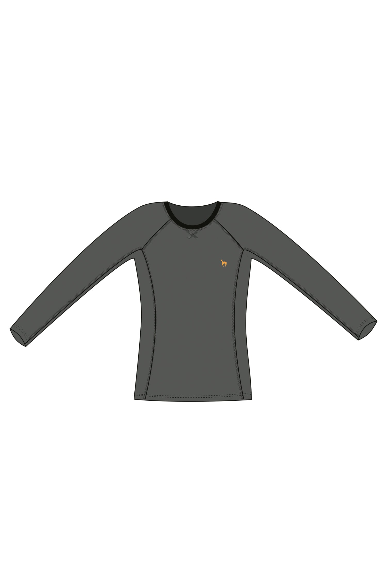 ANDEN ACTIVE Damen Thermo Shirt mit Premium Baby Alpaka