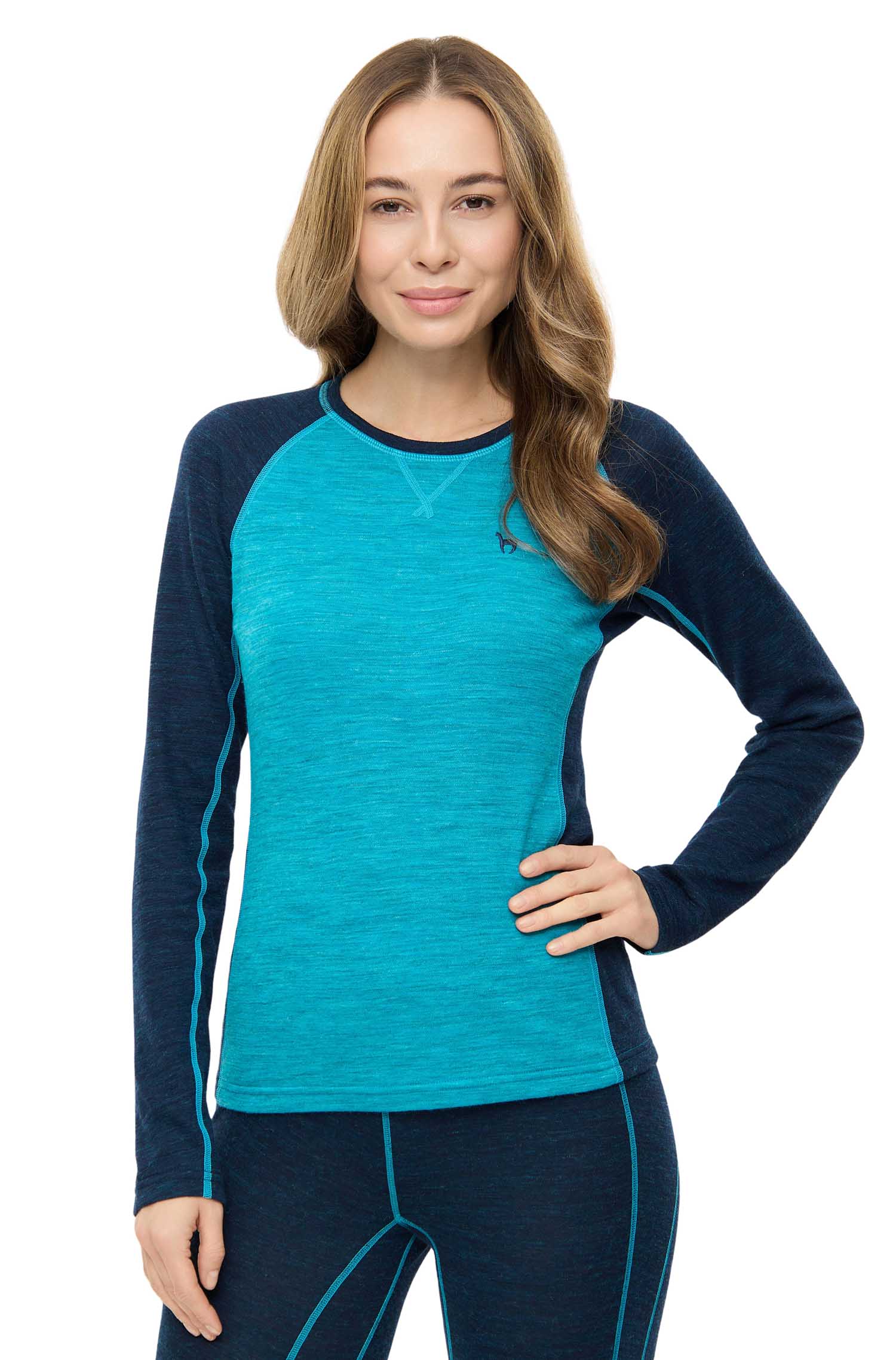 ANDEN ACTIVE Damen Thermo Shirt mit Premium Baby Alpaka