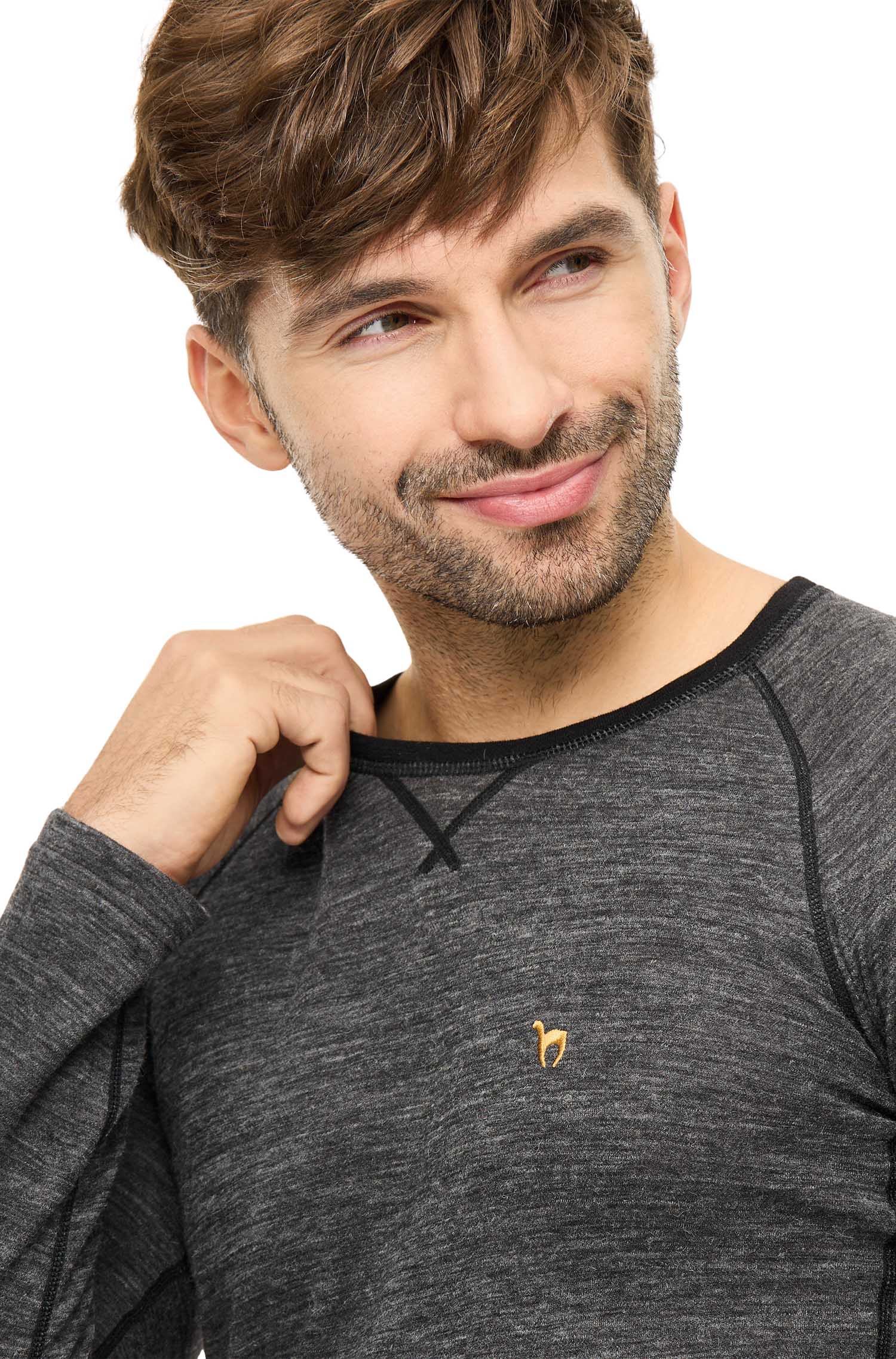 ANDEN ACTIVE Herren Thermo Shirt mit Premium Baby Alpaka