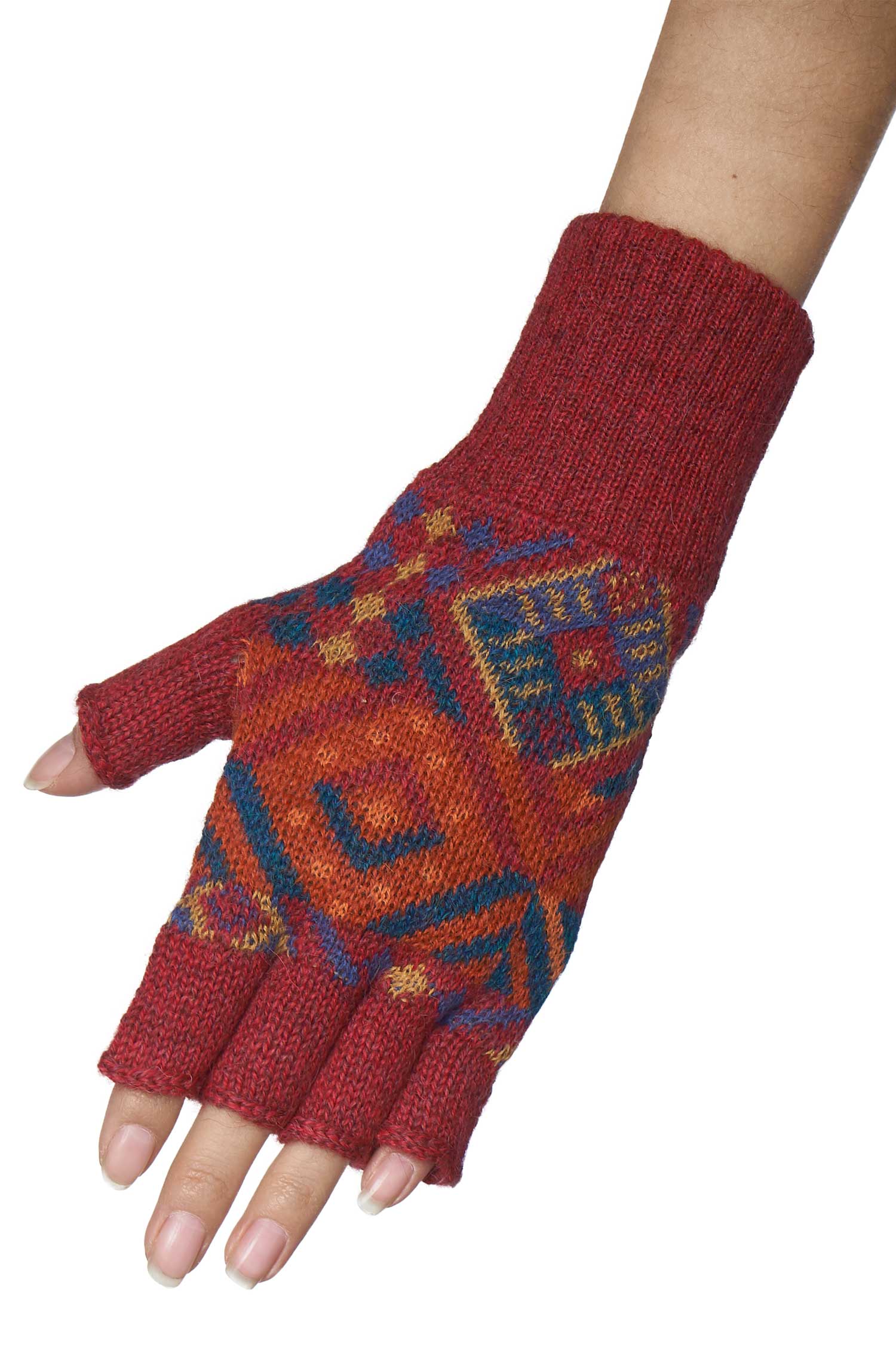 Apaka Fingerlose Handschuhe TUPAC aus 100% Baby Alpaka