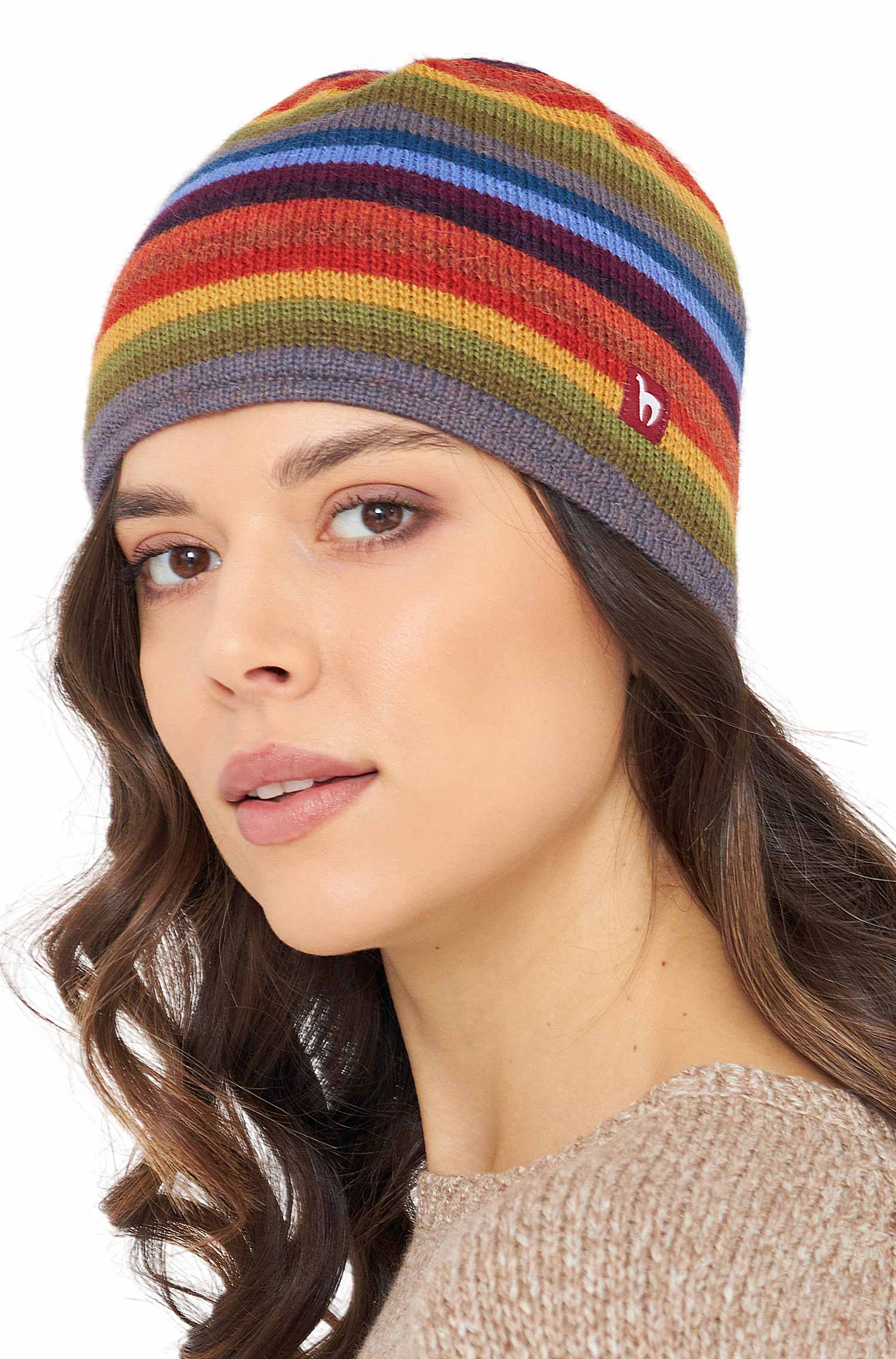 Apaka Mütze ARCO IRIS aus 100% Baby Alpaka