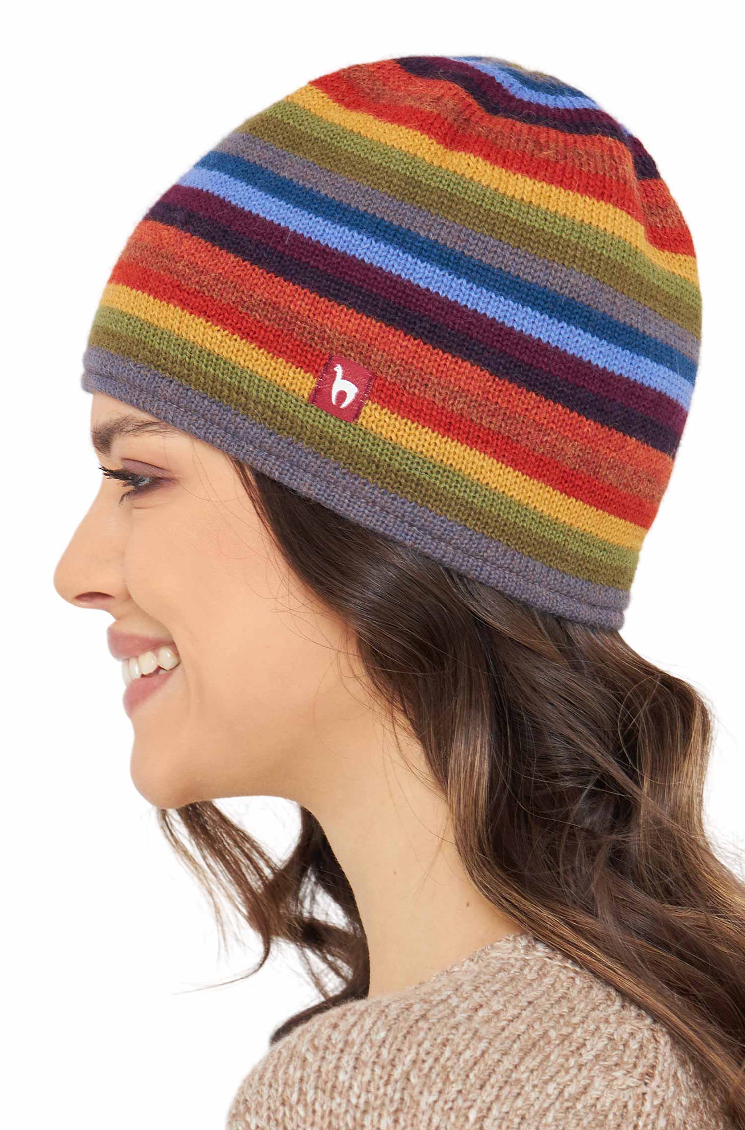 Apaka Mütze ARCO IRIS aus 100% Baby Alpaka