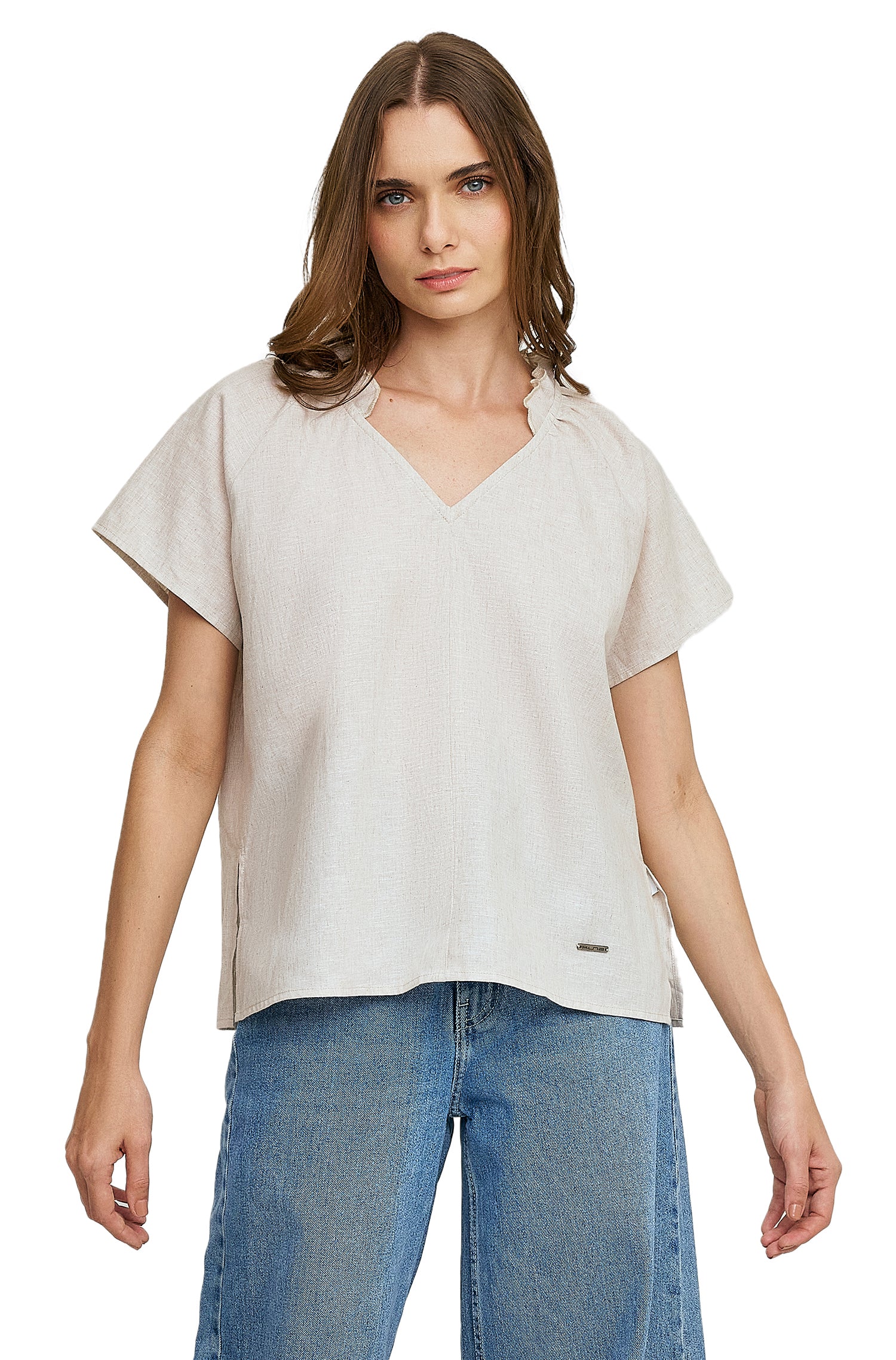 Bluse WONKA aus Leinen & Baumwolle