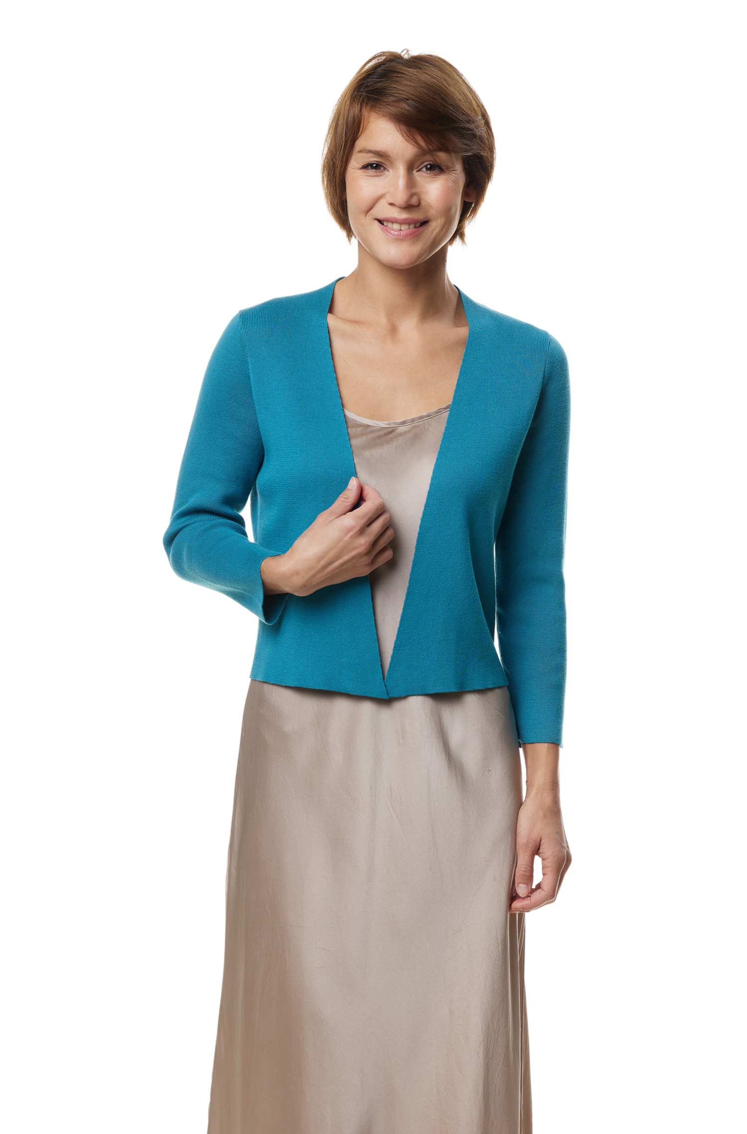 Bolero CLARA aus Pima-Bio-Baumwolle