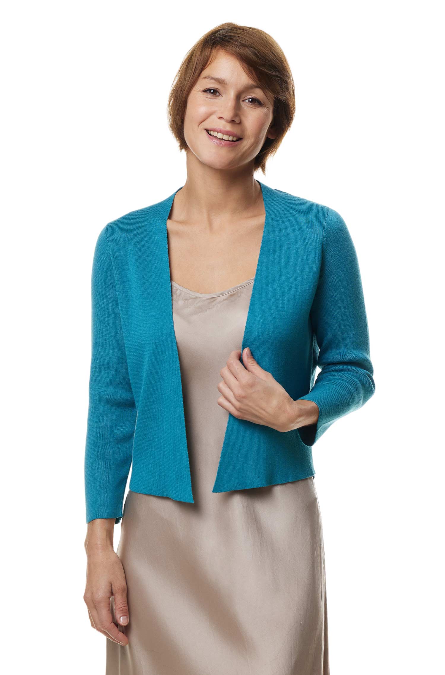 Bolero CLARA aus Pima-Bio-Baumwolle