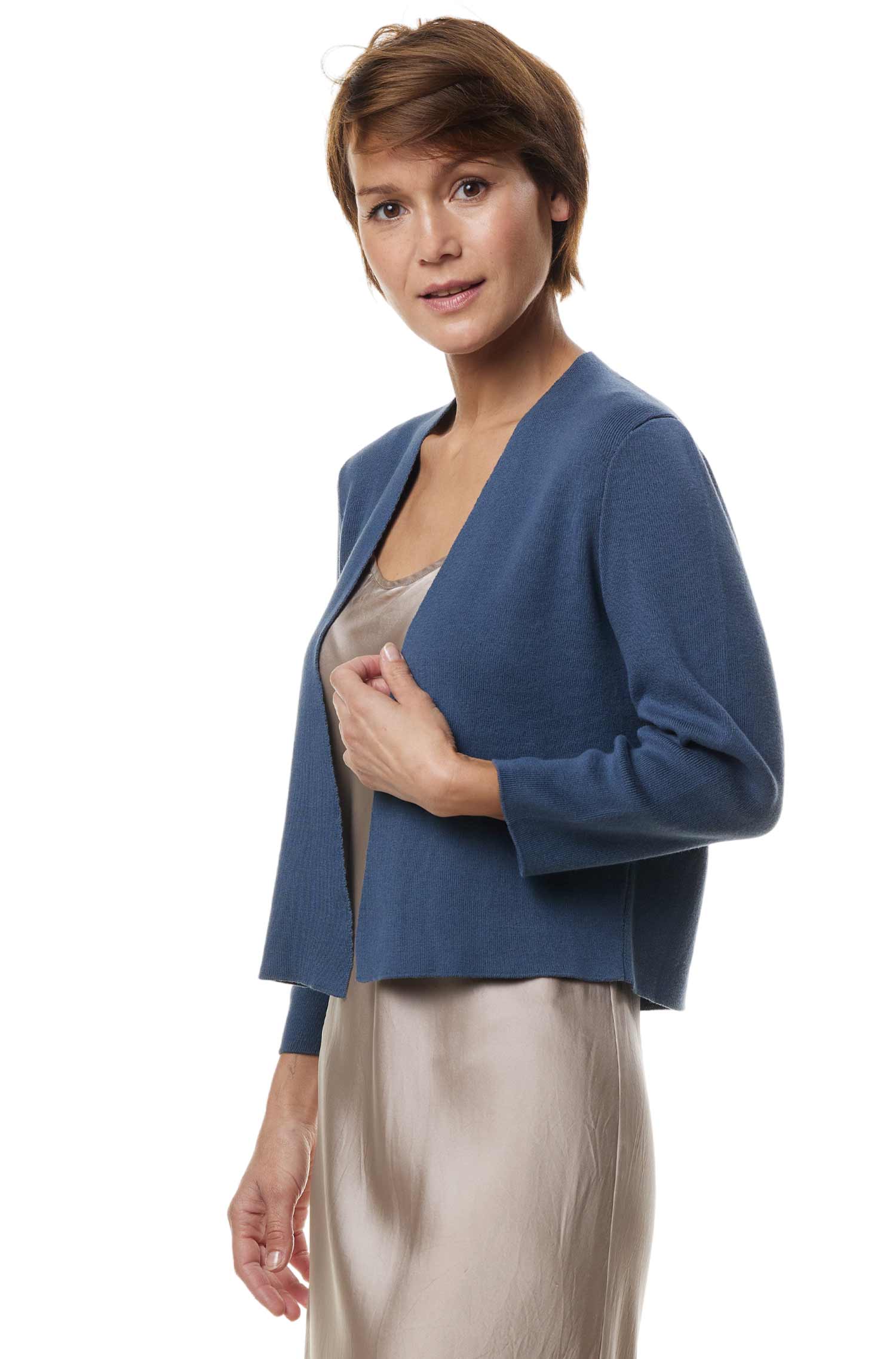 Bolero CLARA aus Pima-Bio-Baumwolle