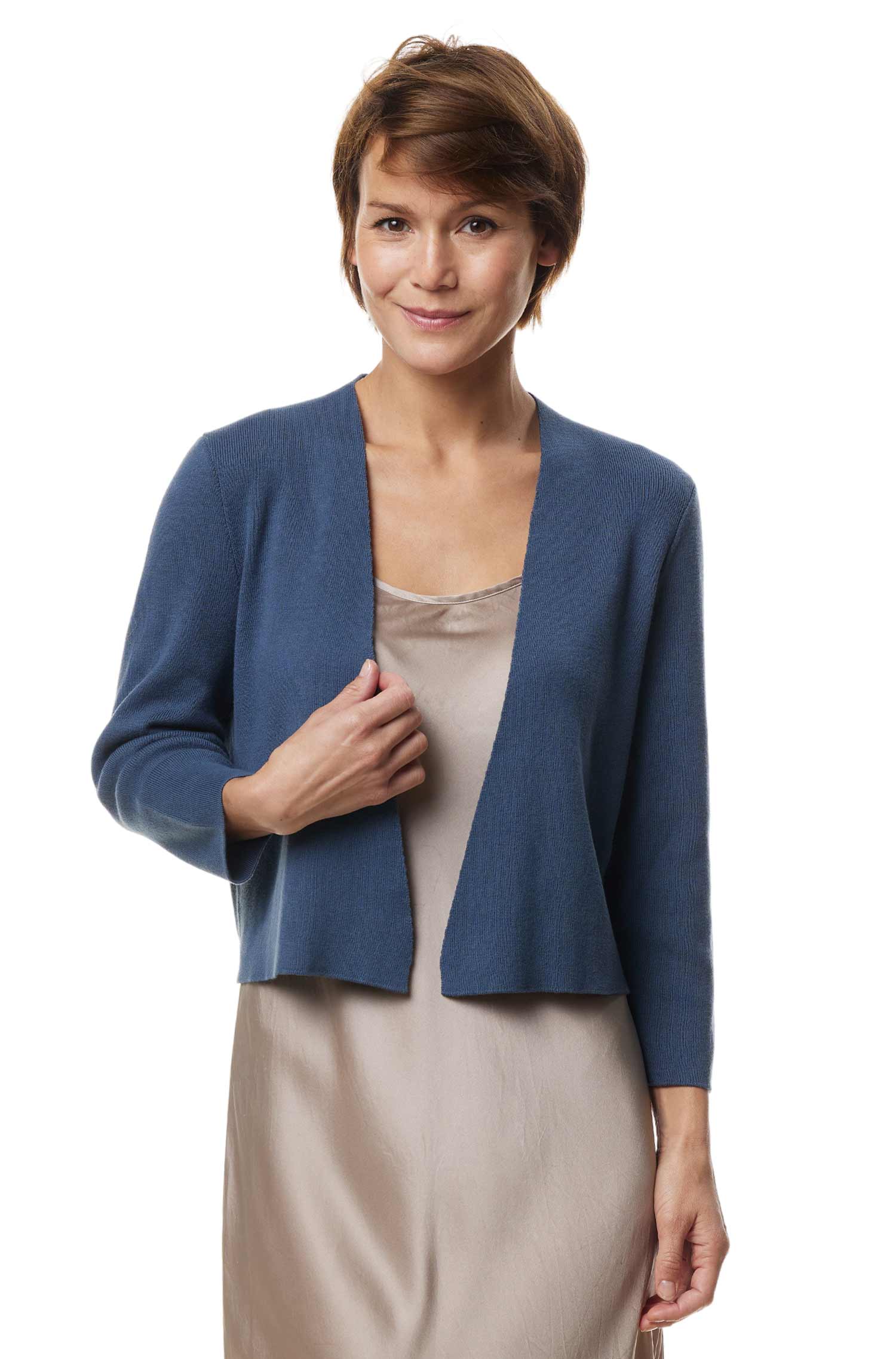 Bolero CLARA aus Pima-Bio-Baumwolle