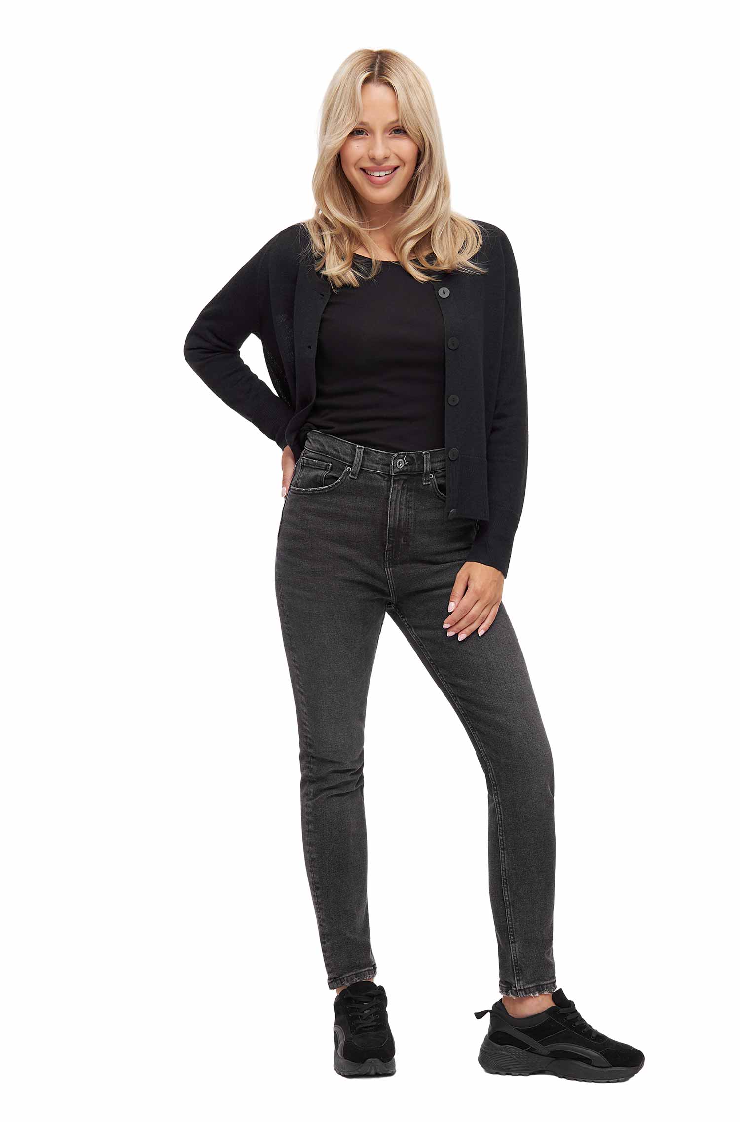 Cardigan ALINA aus Baby-Alpaka-Baumwoll-Mix