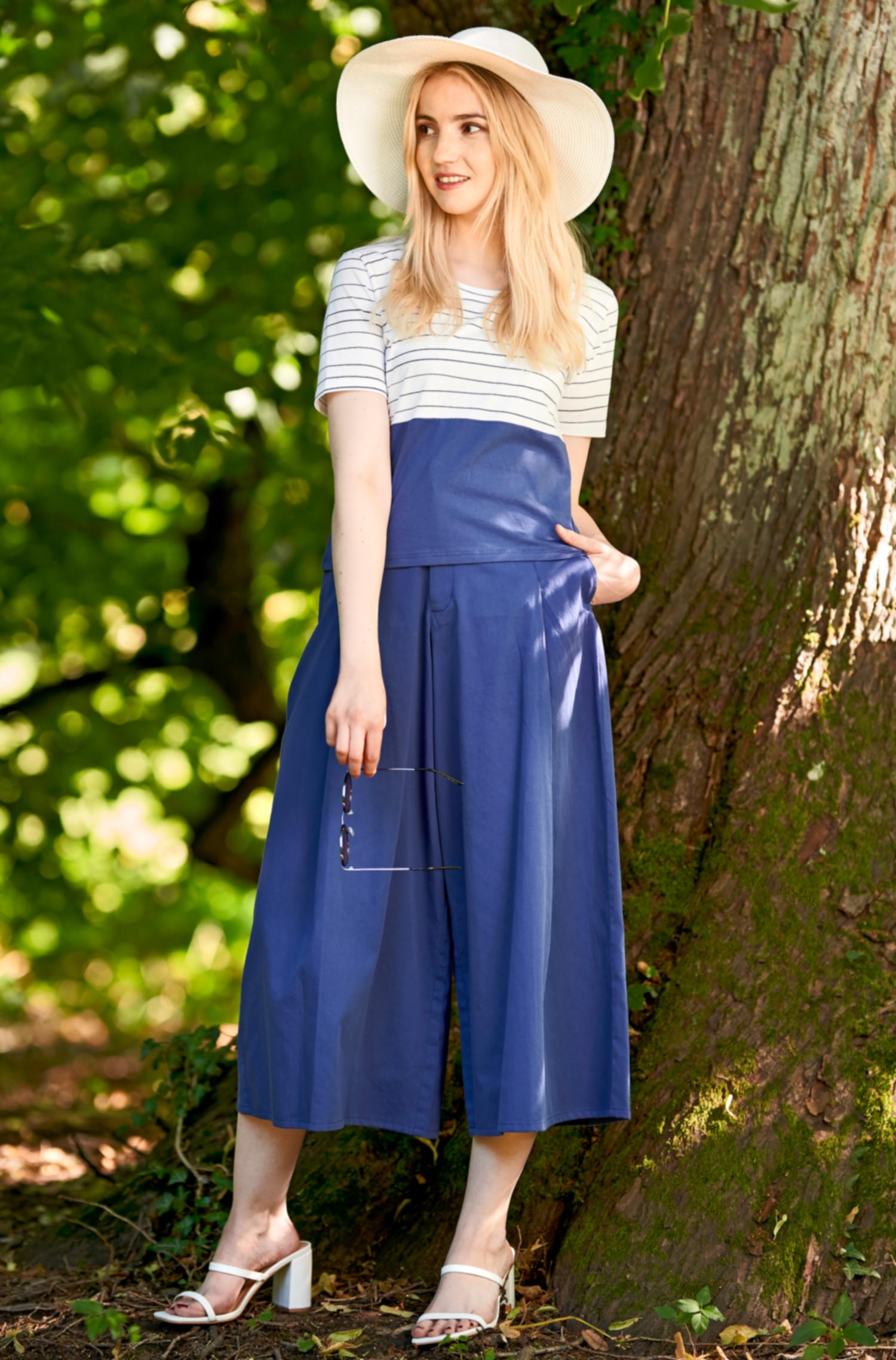 Culotte-Hose ANNA aus Bio-Pima-Baumwolle für Damen