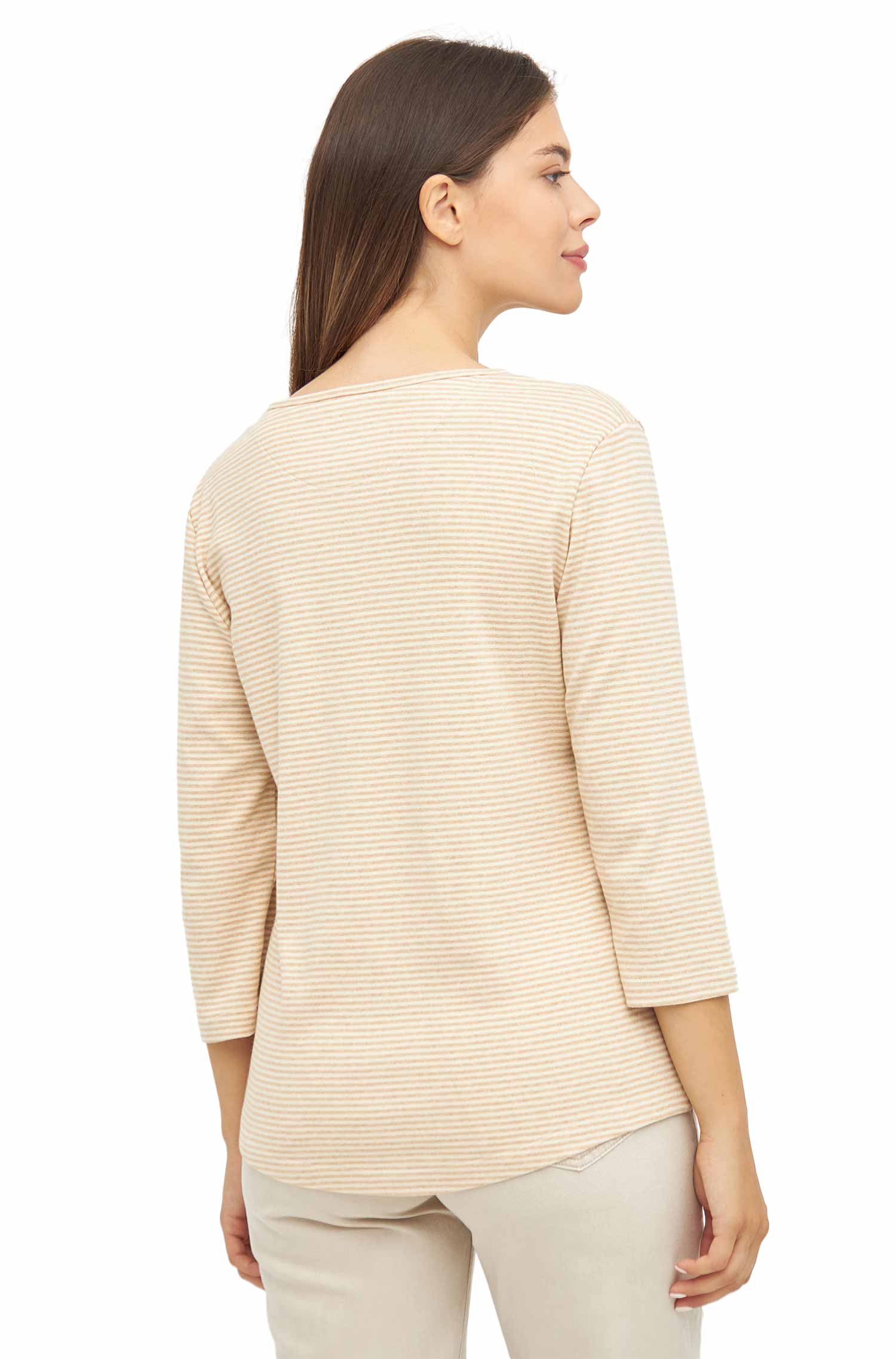 Damen Shirt NATIVO mit 3/4 Arm aus Nativo- und Pima-Baumwolle
