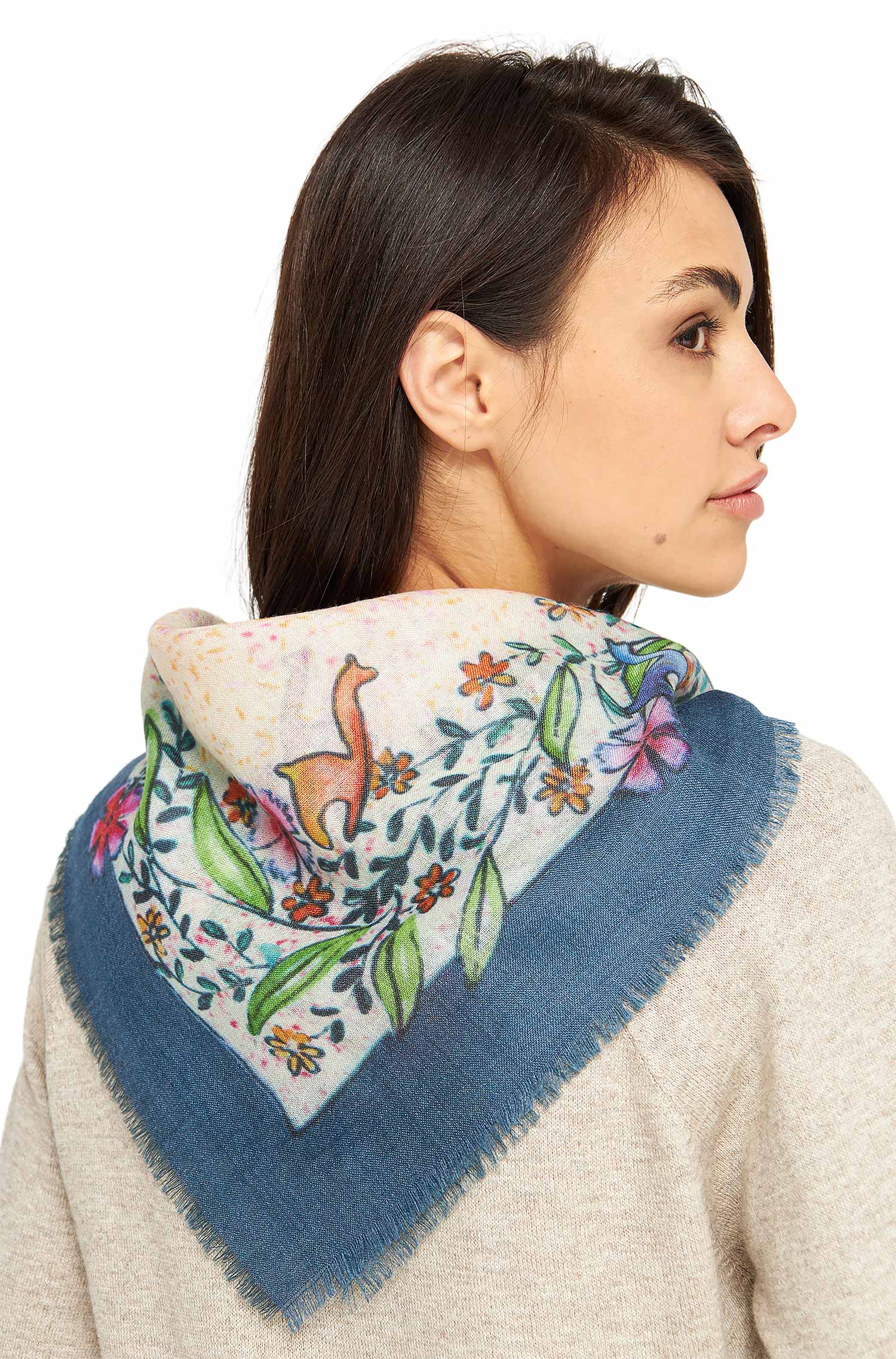 Foulard Tuch NANITA aus Baby-Alpaka-Seide-Mix