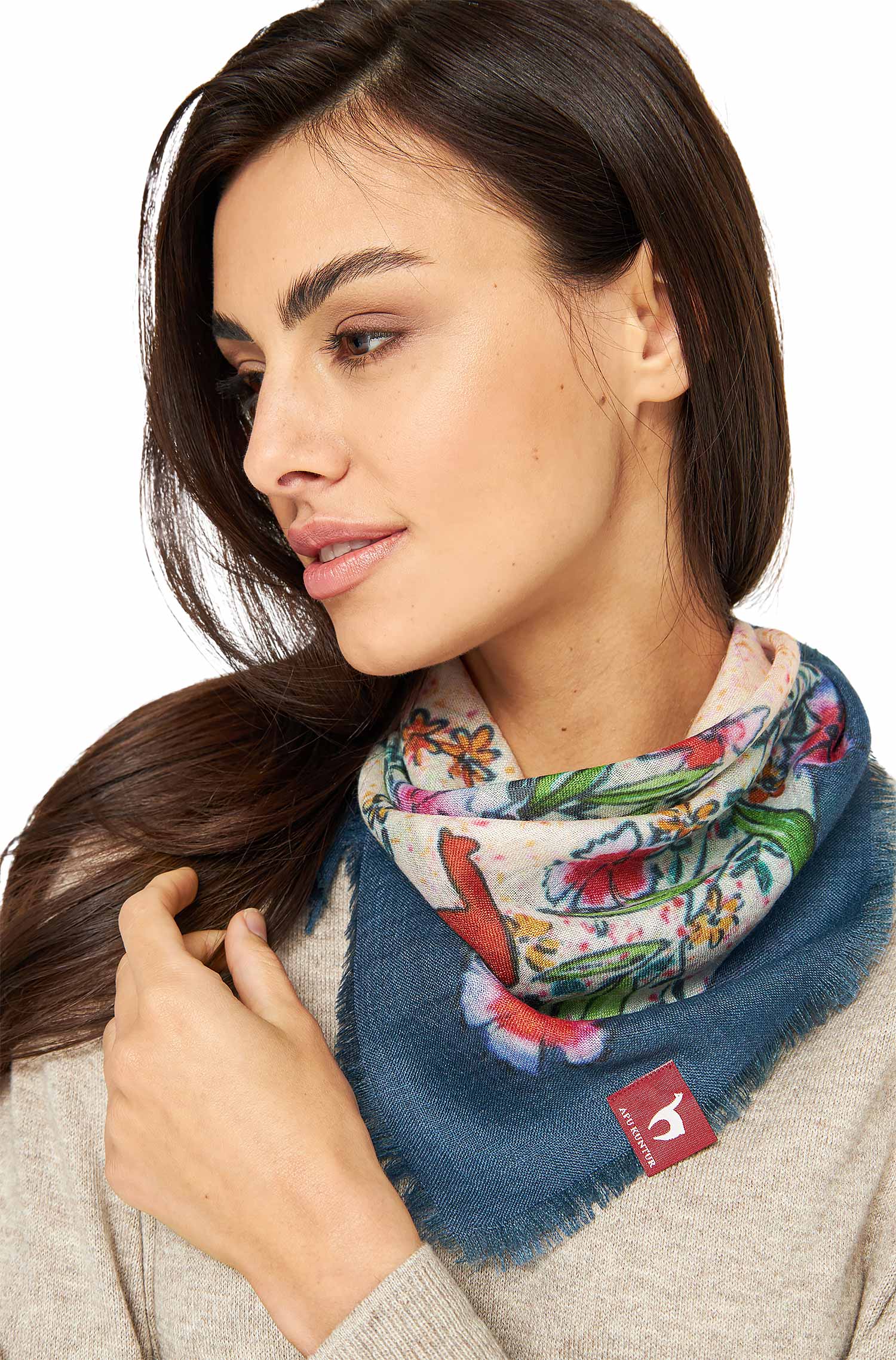 Foulard Tuch NANITA aus Baby-Alpaka-Seide-Mix