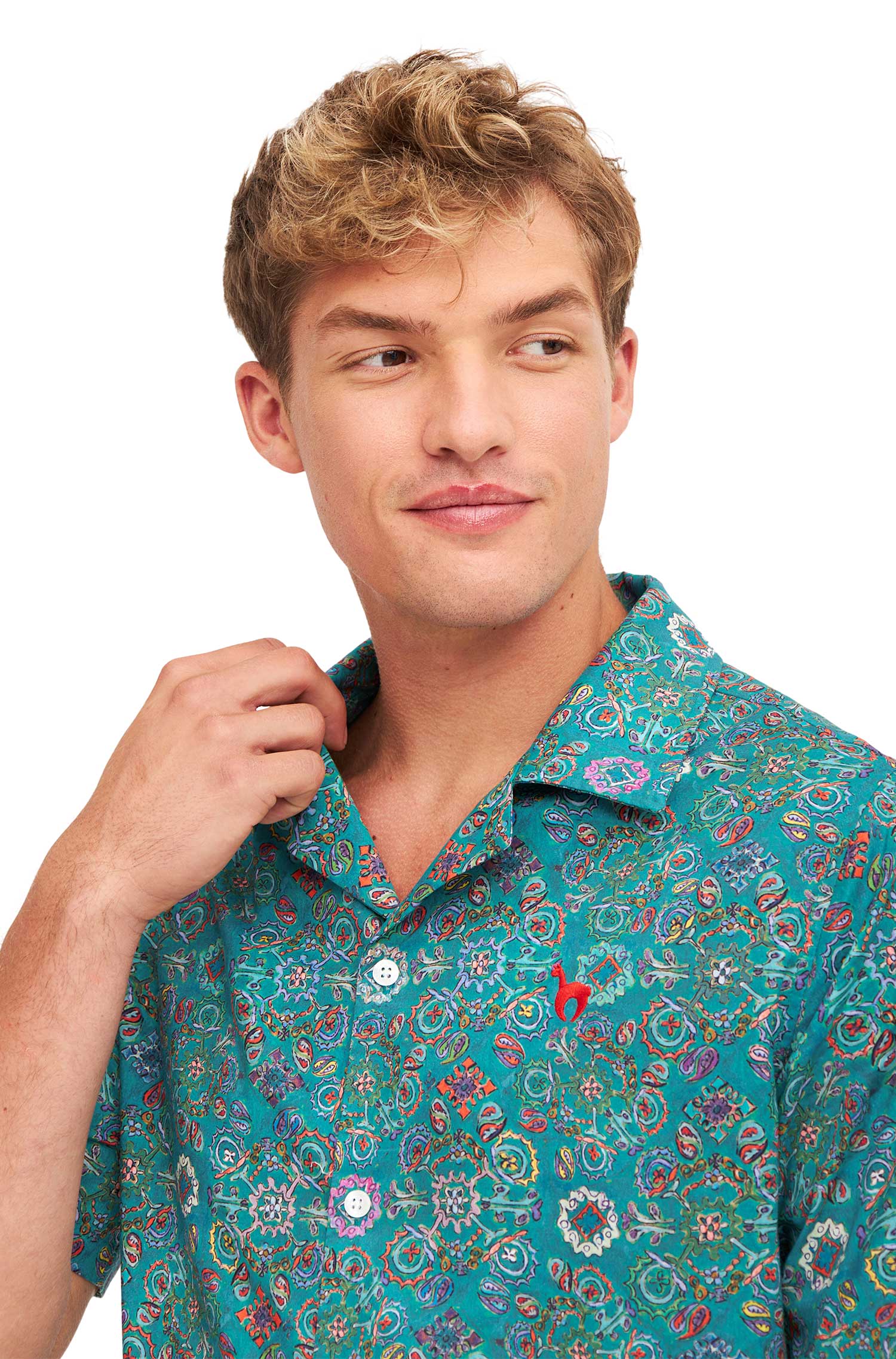 Hemd FLORAL ETHNO aus Bio-Pima-Baumwolle