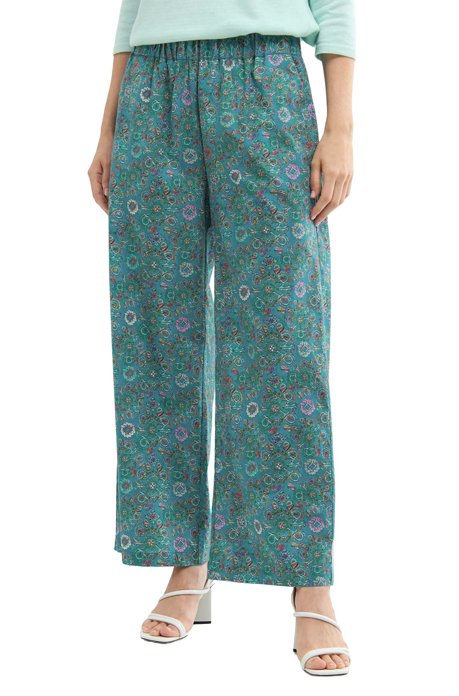 Hose FLORAL ETHNO aus Bio-Pima-Baumwolle