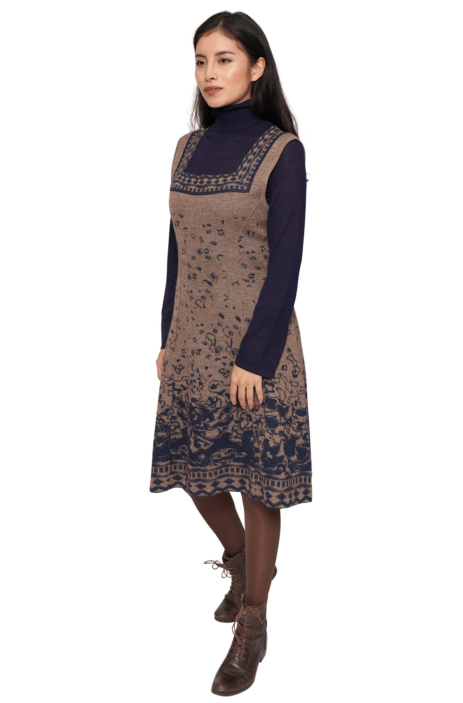 Kleid MAHALA aus 100% Baby Alpaka