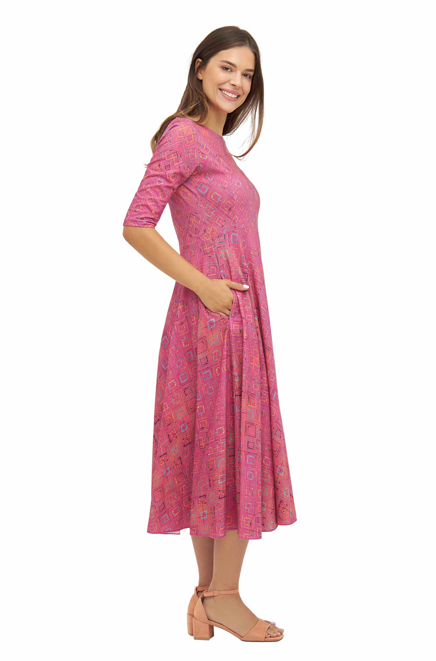 Kleid SALMA aus 100% Bio-Pima-Baumwolle