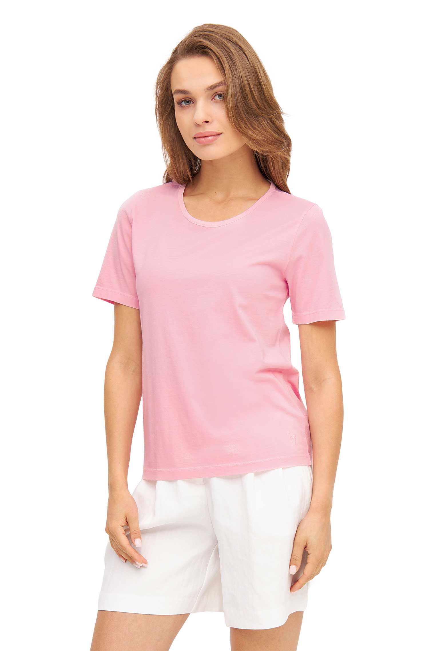 Kurzarm T-SHIRT aus Bio-Pima-Baumwolle