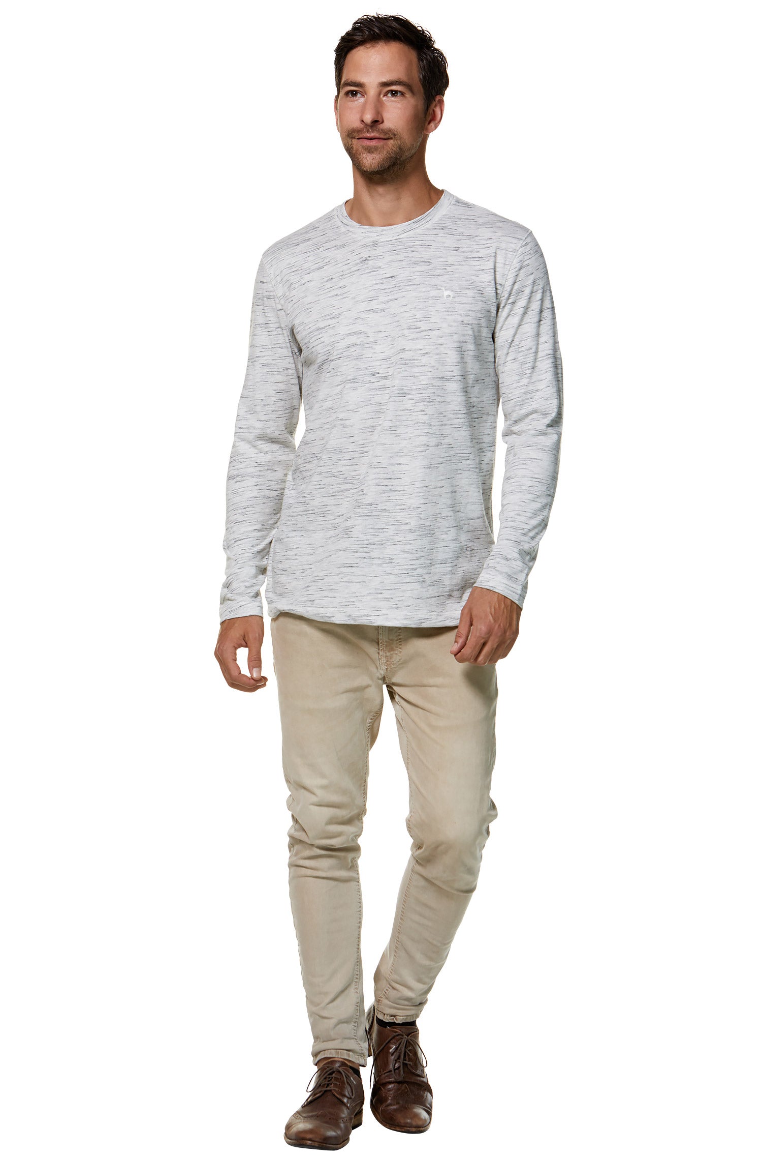 Longsleeve Shirt MATEO aus Royal Alpaka-Baumwoll-Mix