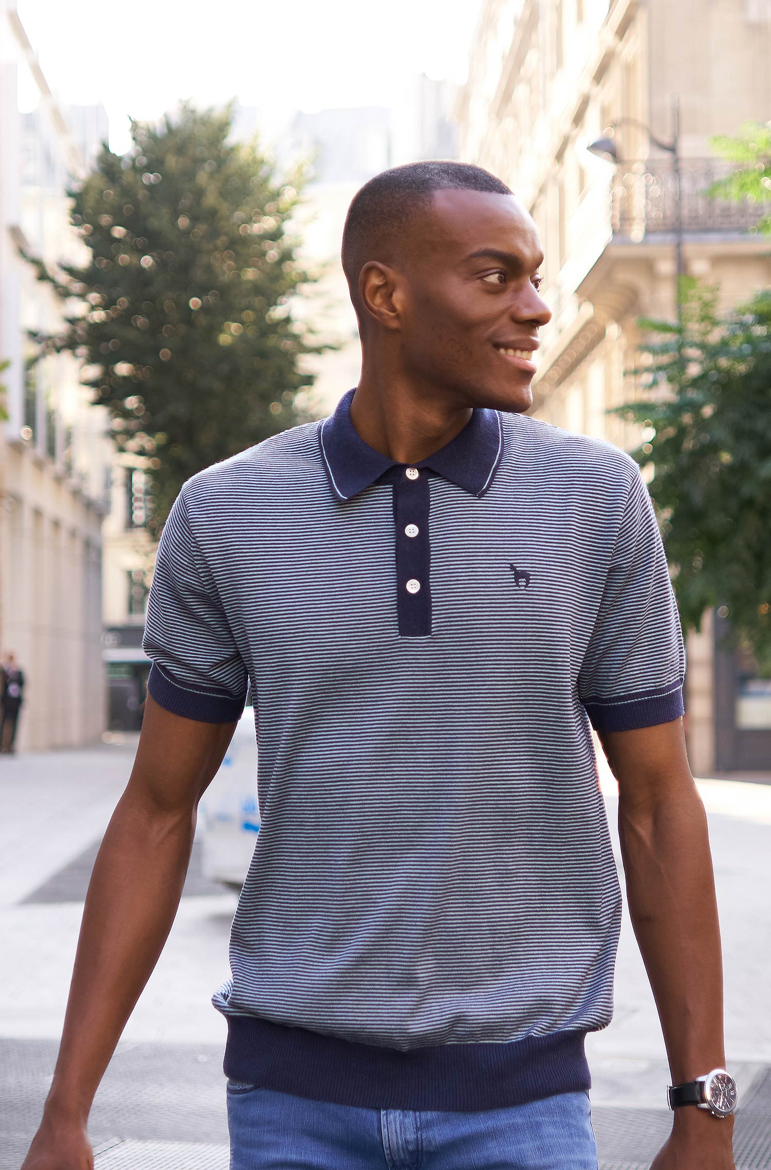Polo Shirt DIEGO aus Royal Alpaka-Baumwoll-Mix
