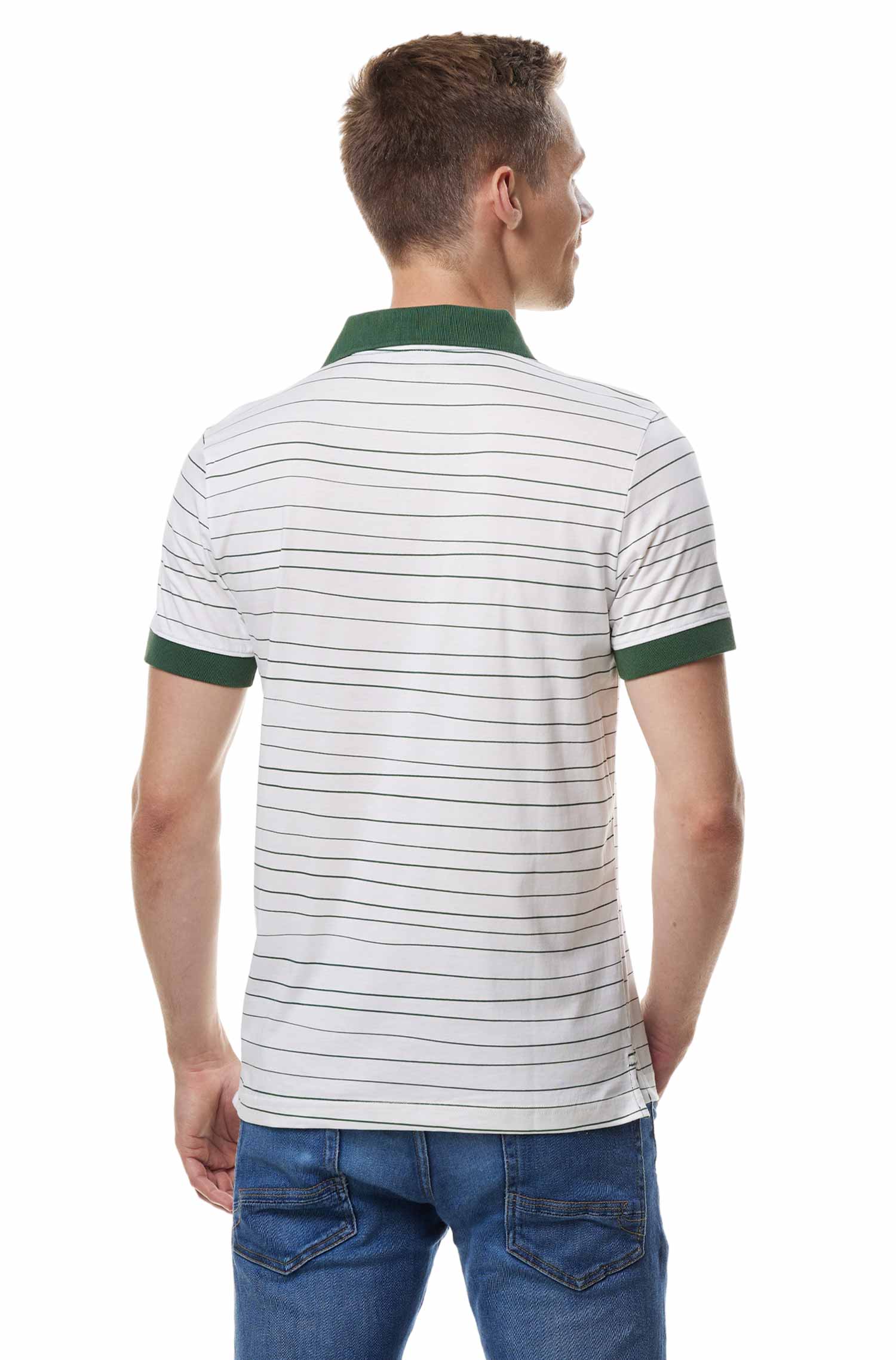 Polo Shirt LINEAS aus 100% Bio-Pima-Baumwolle