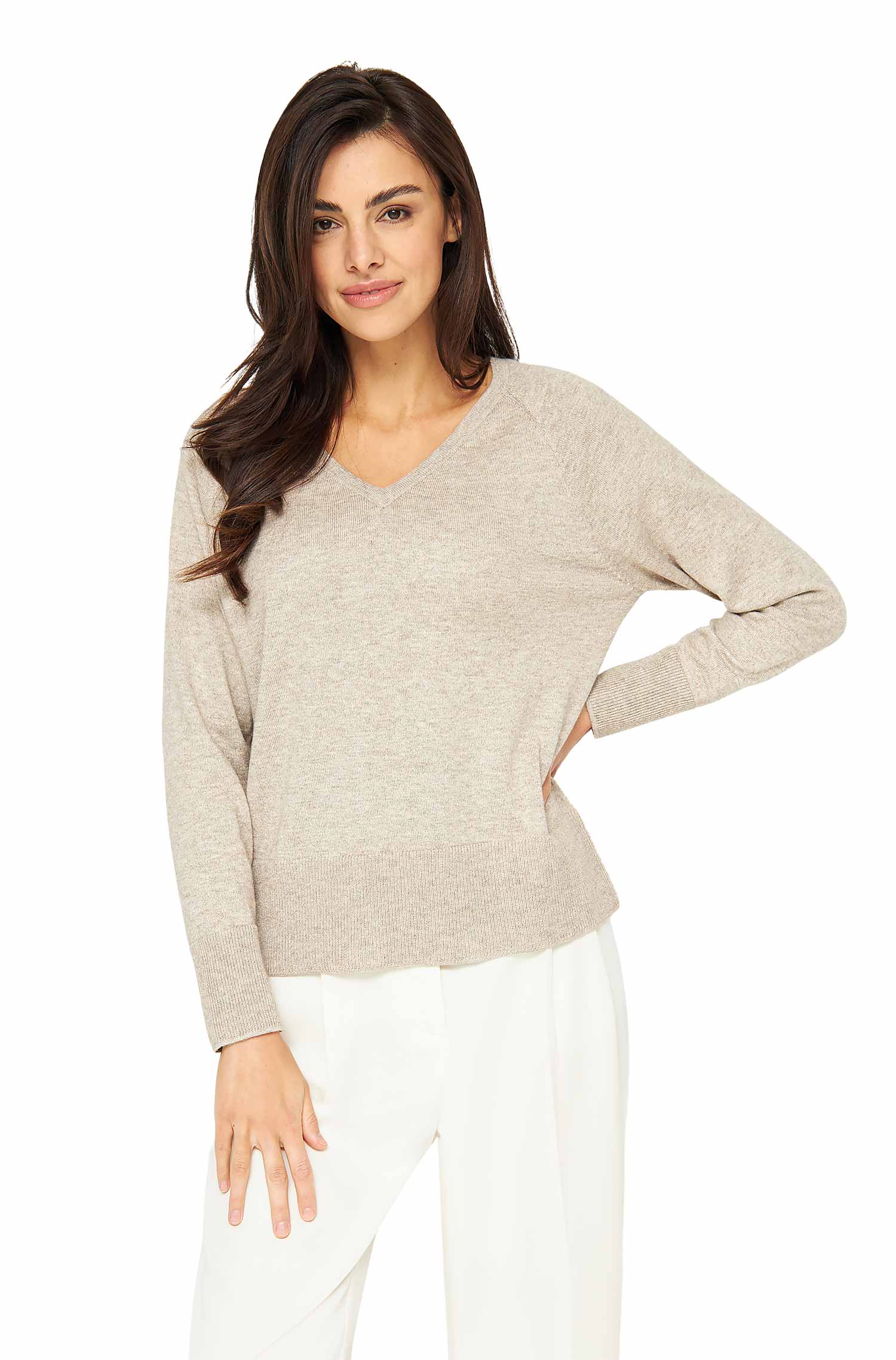 Sweater AURELIA made of baby alpaca cotton mix