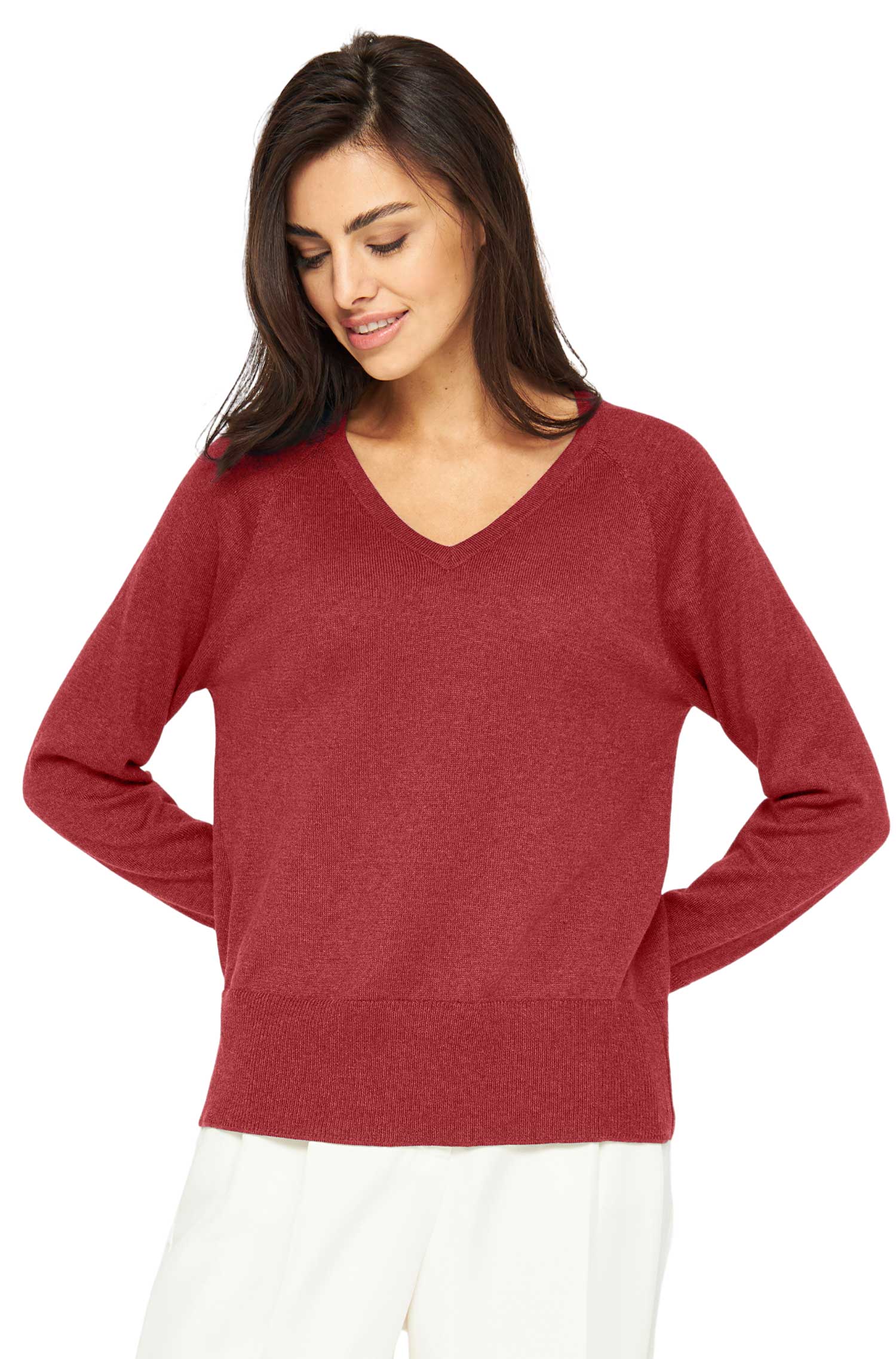 Sweater AURELIA made of baby alpaca cotton mix
