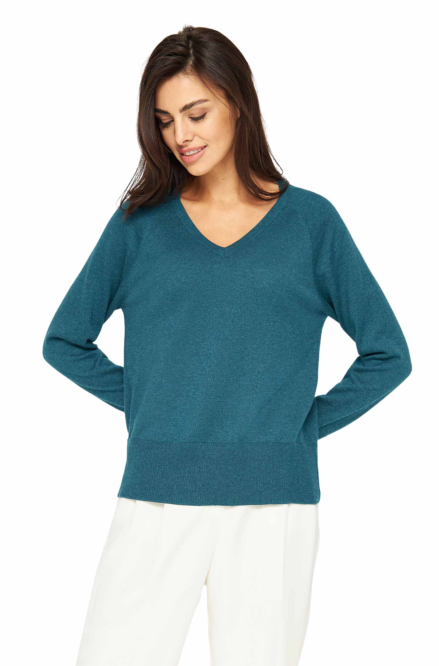 Sweater AURELIA made of baby alpaca cotton mix