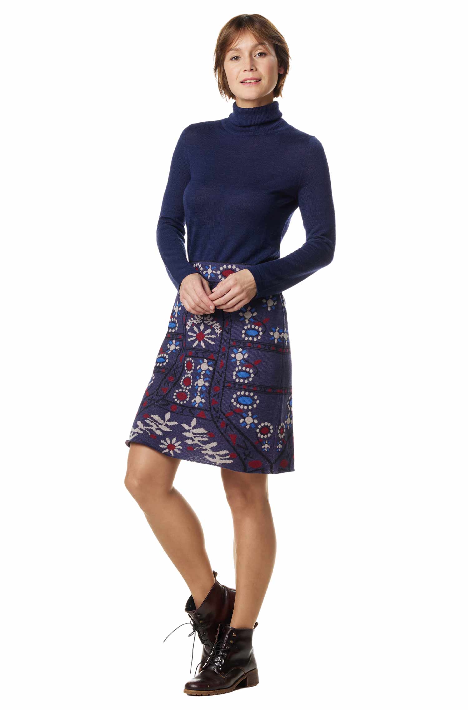 Rock BELLA mit 90% Bio Pima Baumwolle & 10% Royal Alpaka