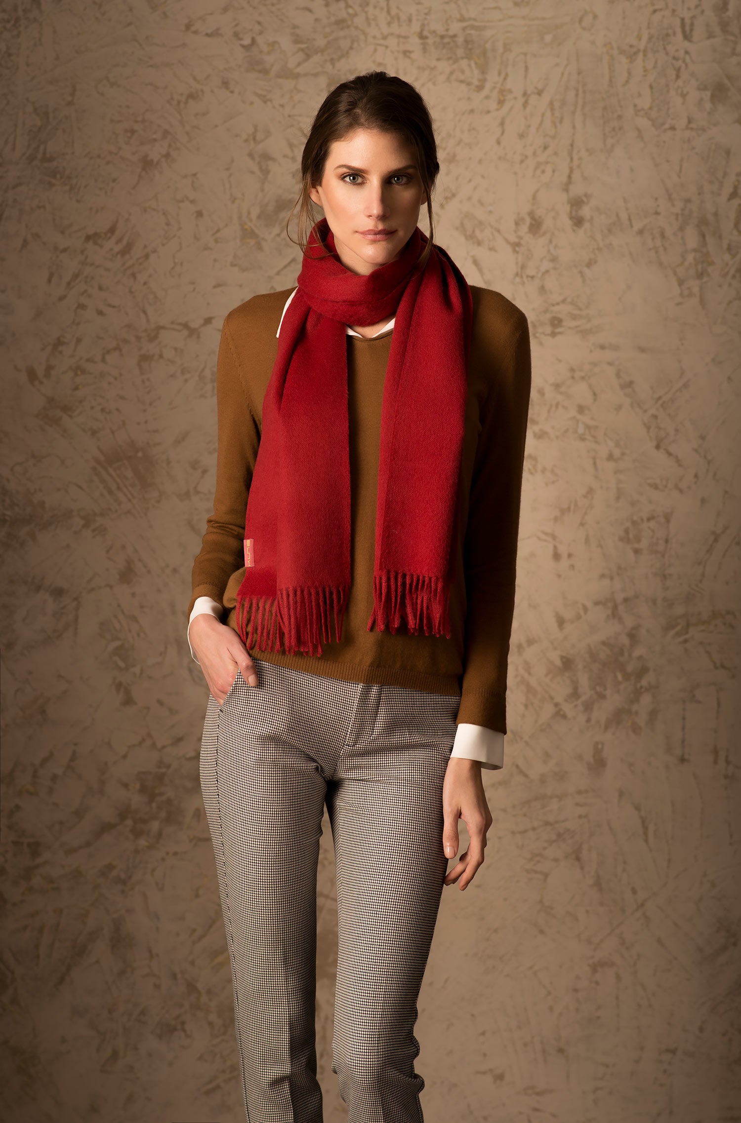 Royal Alpaka Schal JAMAS 180*30cm von KUNA für Damen und Herren