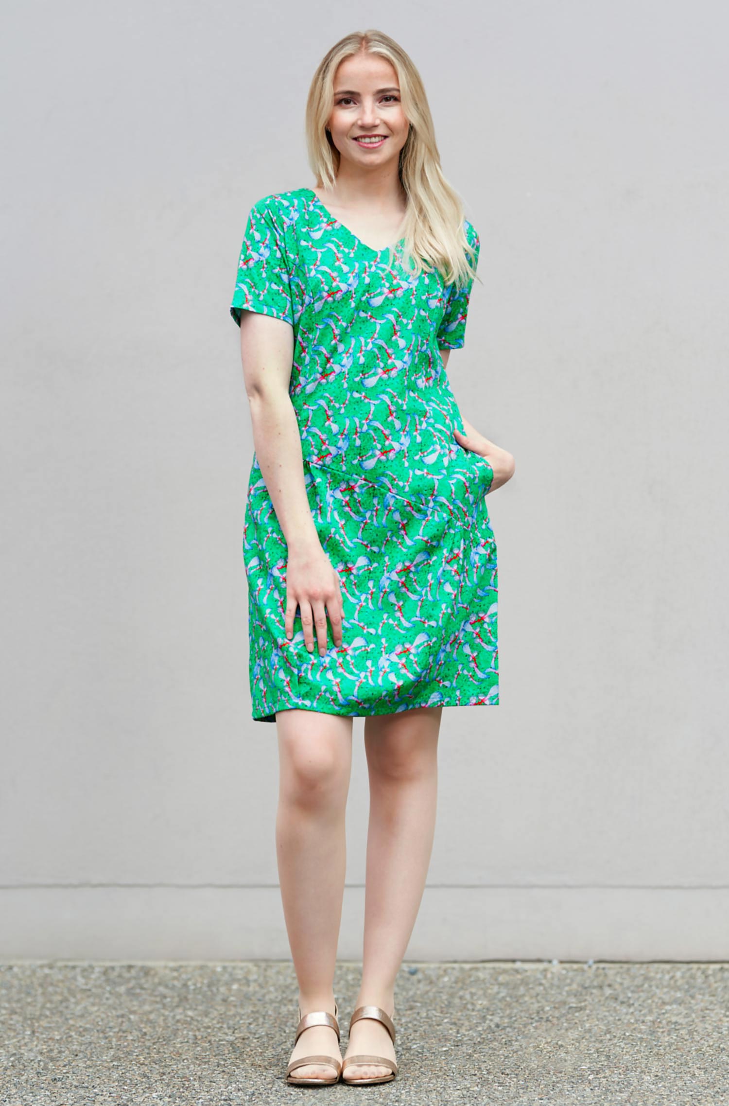 Sommerkleid SIENNA aus 100% Pima Bio Baumwolle