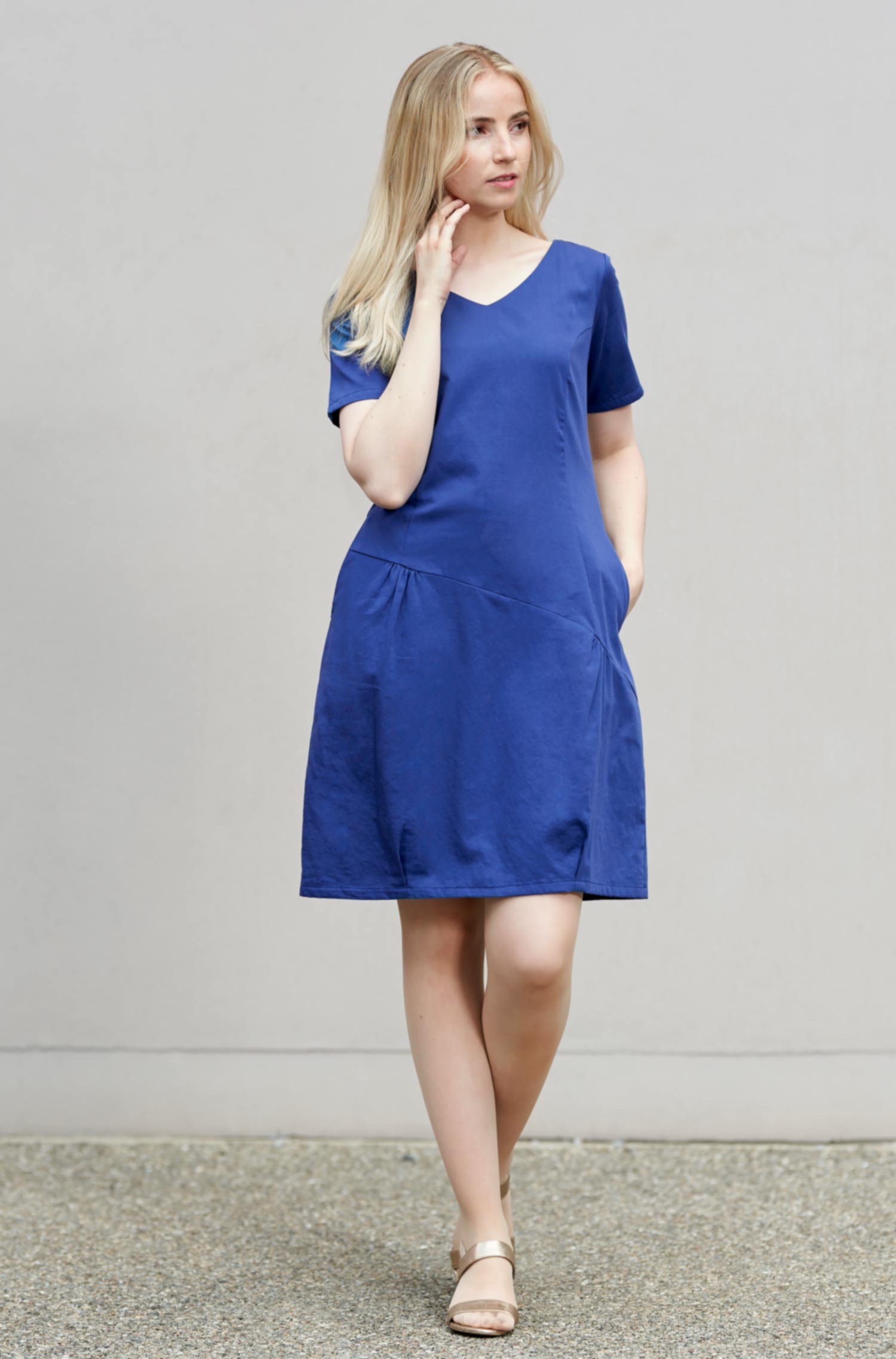 Sommerkleid SIENNA aus 100% Pima Bio Baumwolle