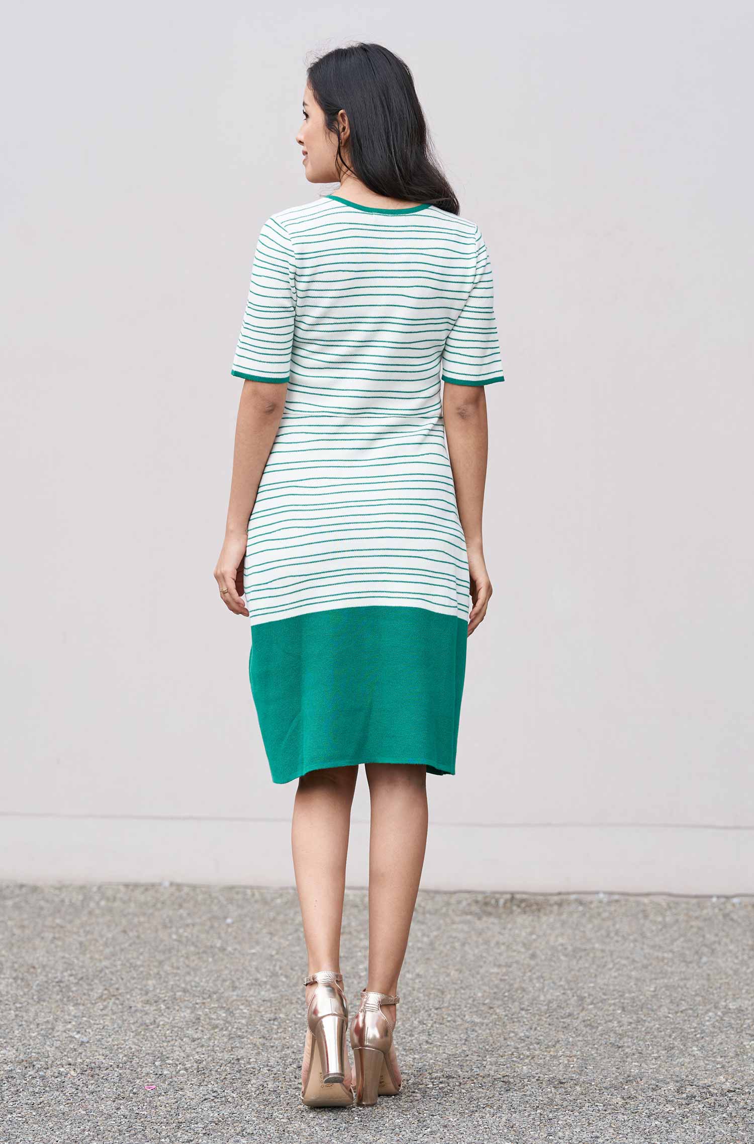 Strickkleid LINEAS aus Bio Pima Baumwolle