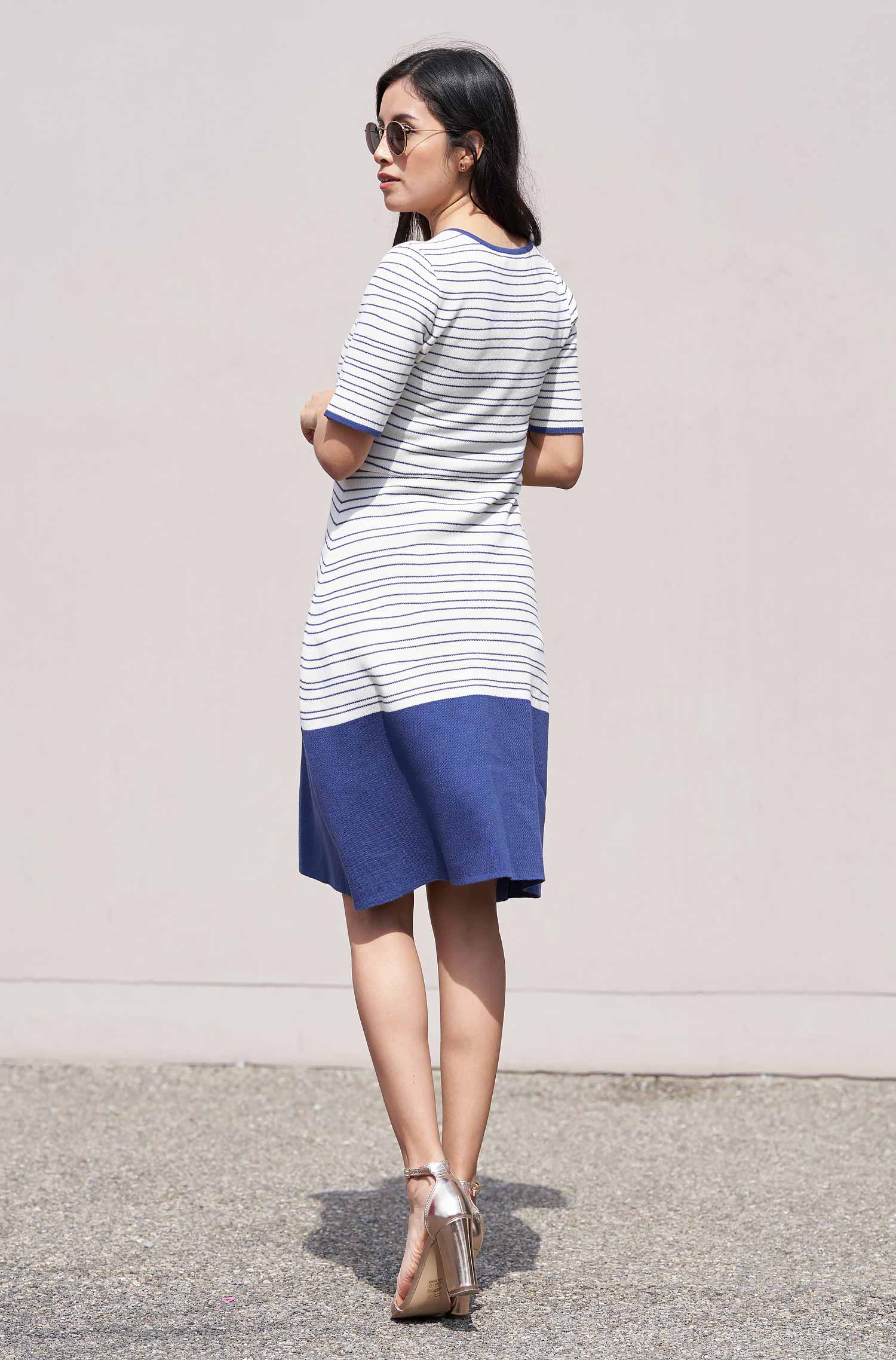 Strickkleid LINEAS aus Bio Pima Baumwolle