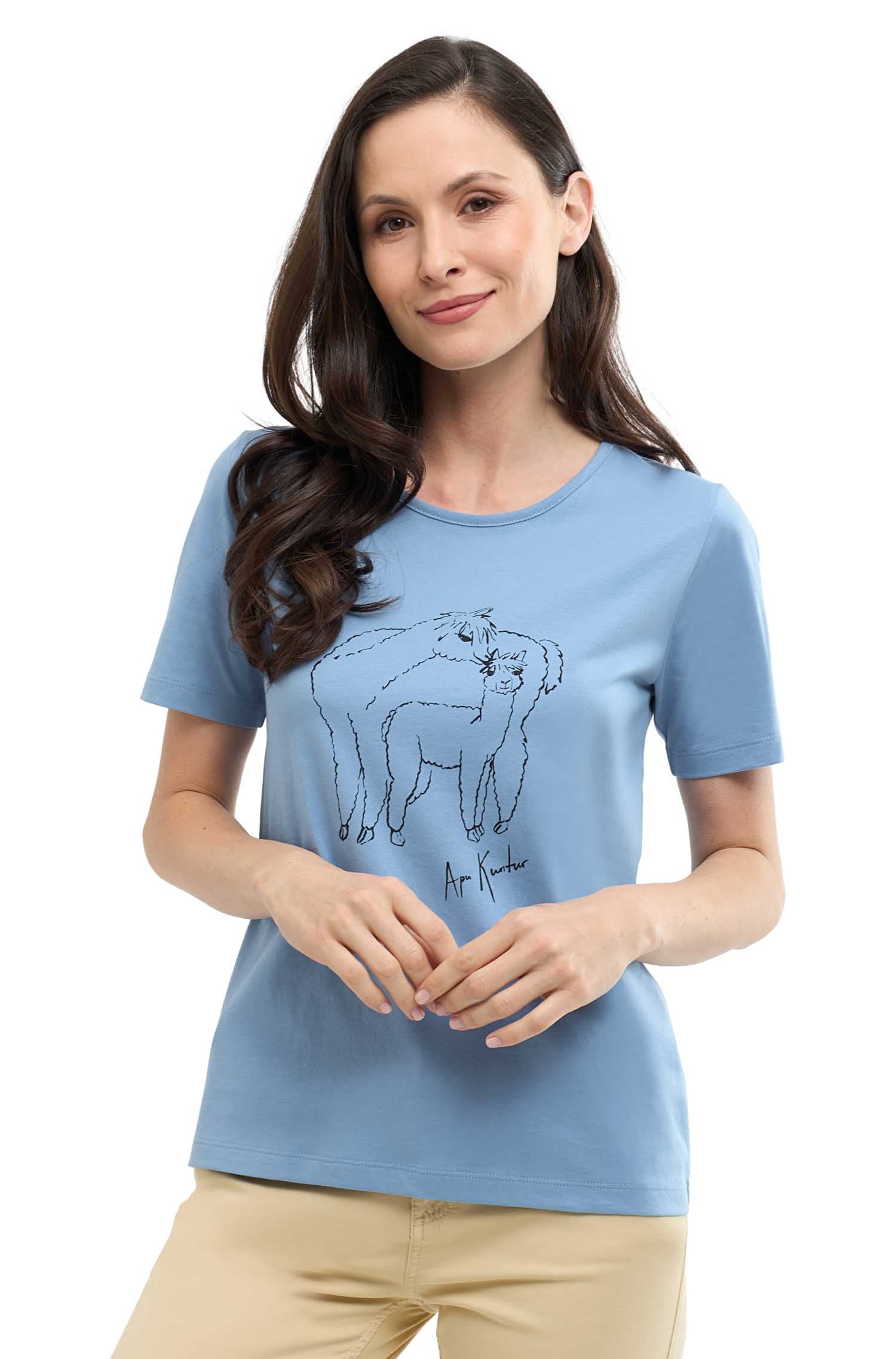 T-Shirt ALPACA LOVE mit Alpaka Print