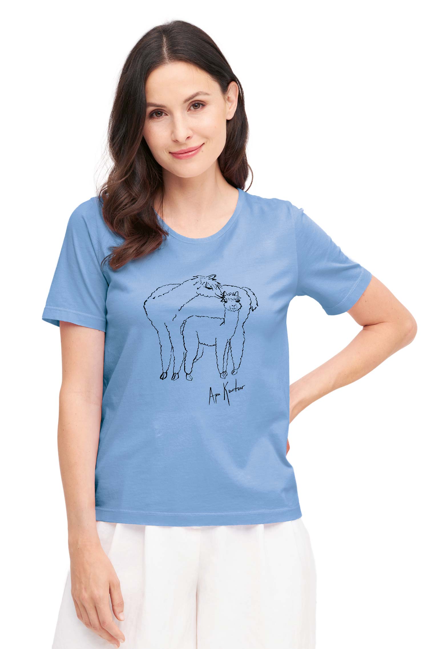 T-Shirt ALPACA LOVE mit Alpaka Print