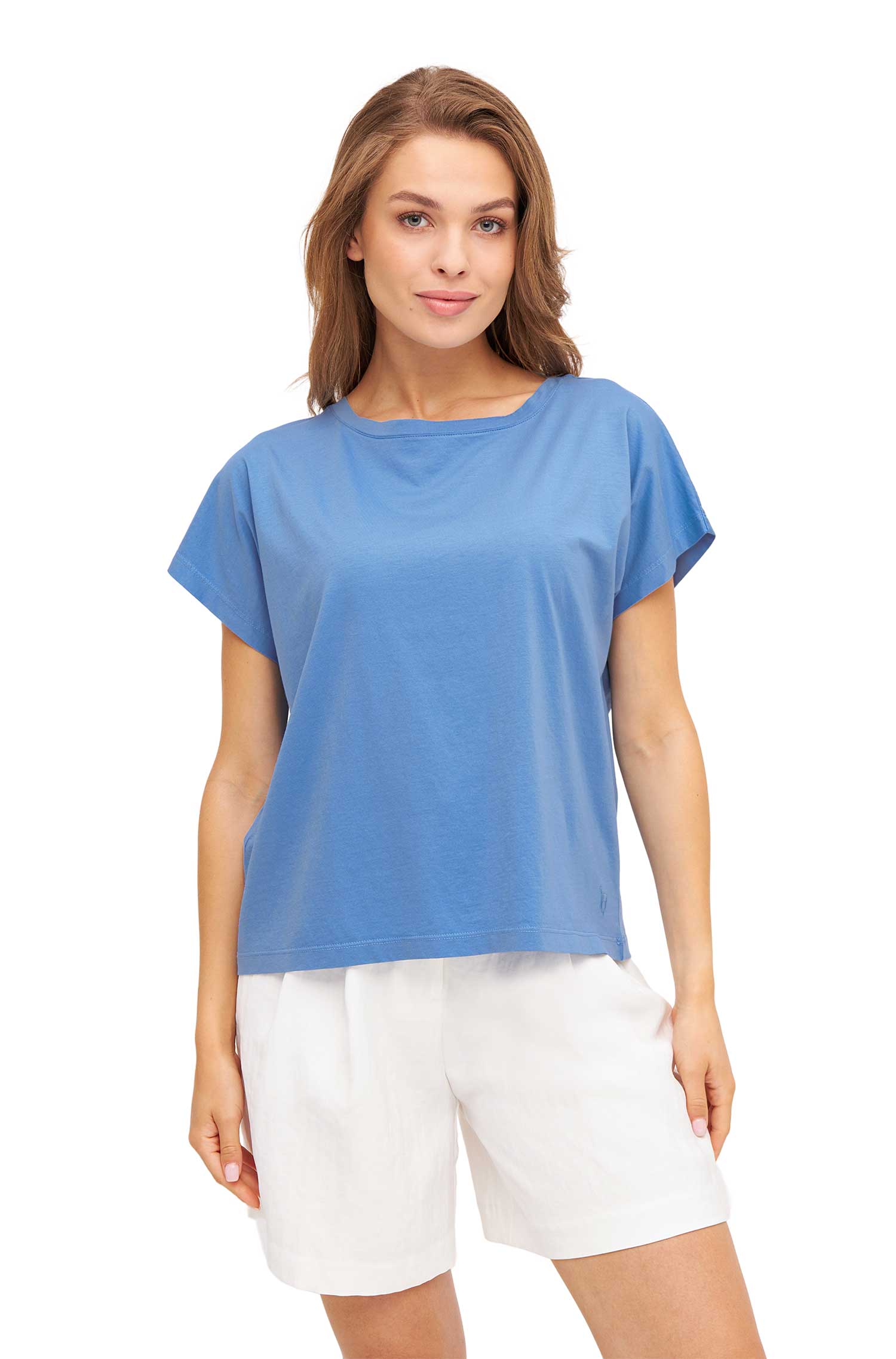 T-Shirt BOXY aus Bio-Pima-Baumwolle