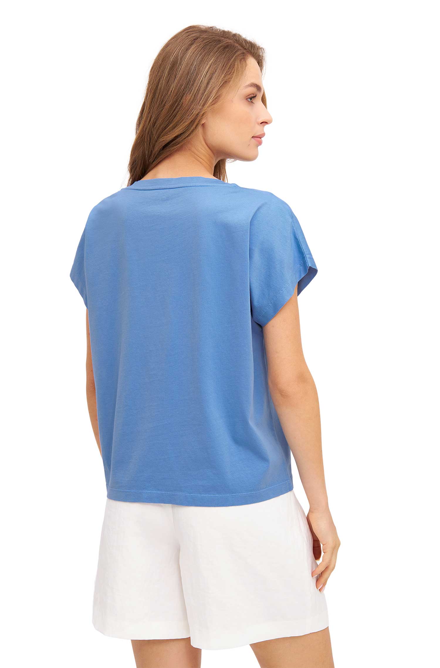 T-Shirt BOXY aus Bio-Pima-Baumwolle