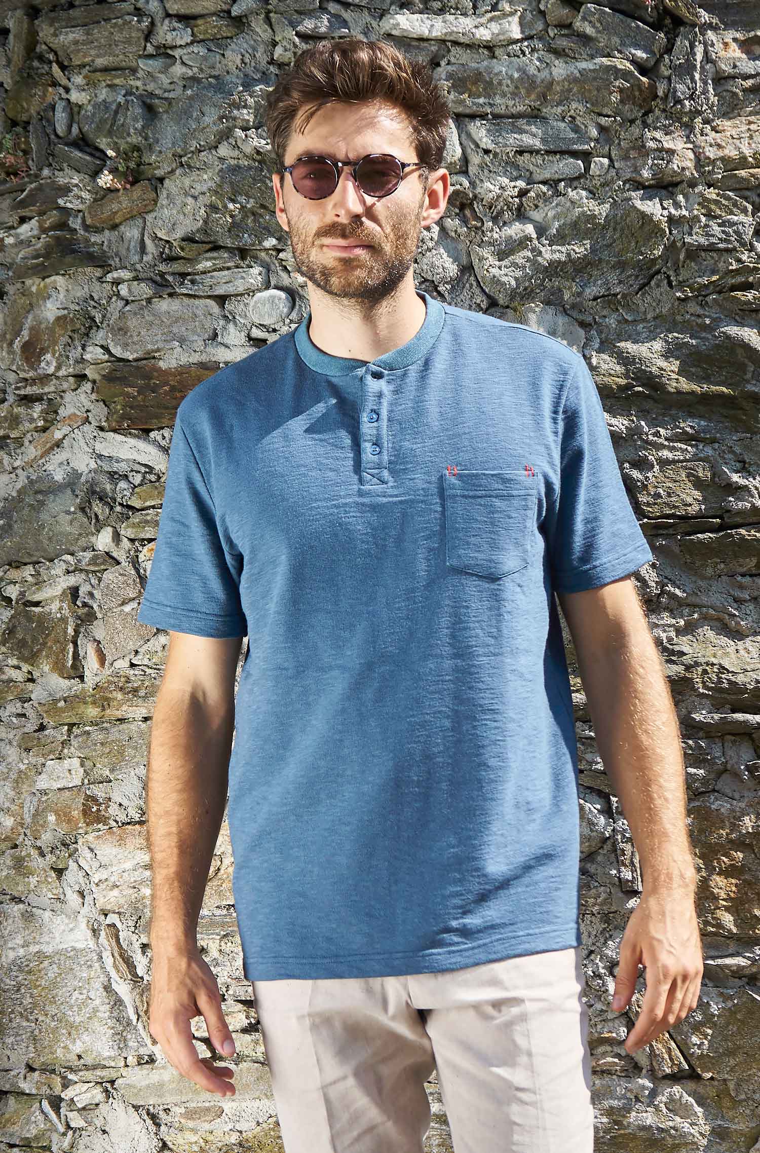T-Shirt JAHLEEL aus Royal Alpaka-Baumwoll-Mix