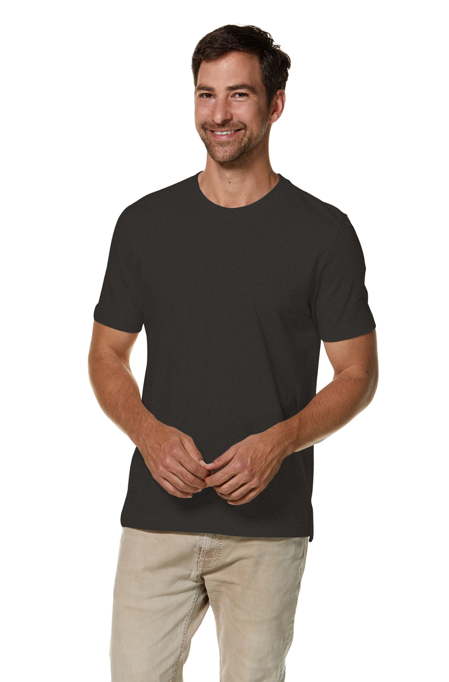 T-Shirt Rundhals aus 90% Bio-Baumwolle & 10% Royal Alpaka