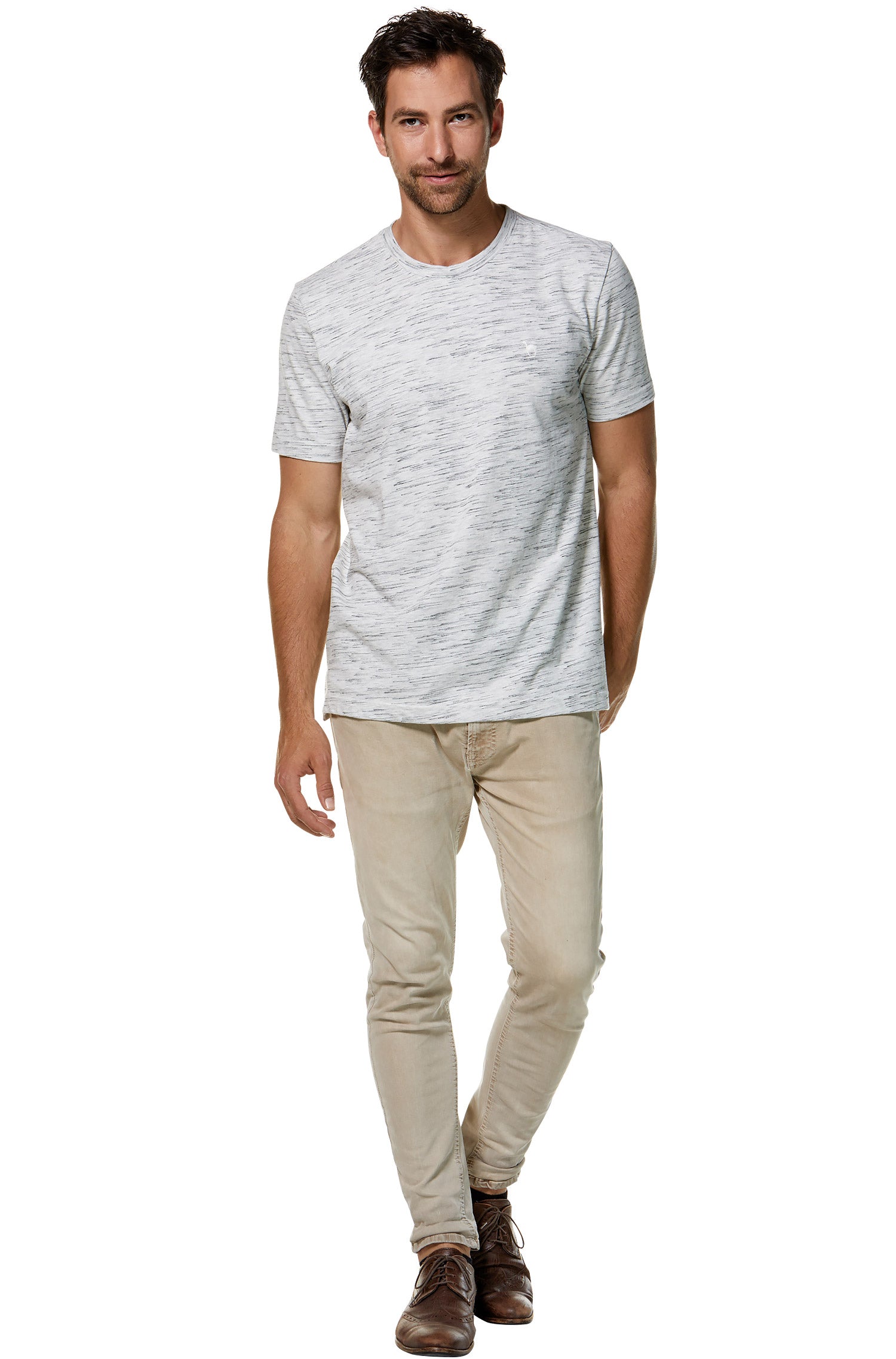 T-Shirt RUNDHALS mit Royal Alpaka-Baumwoll-Mix
