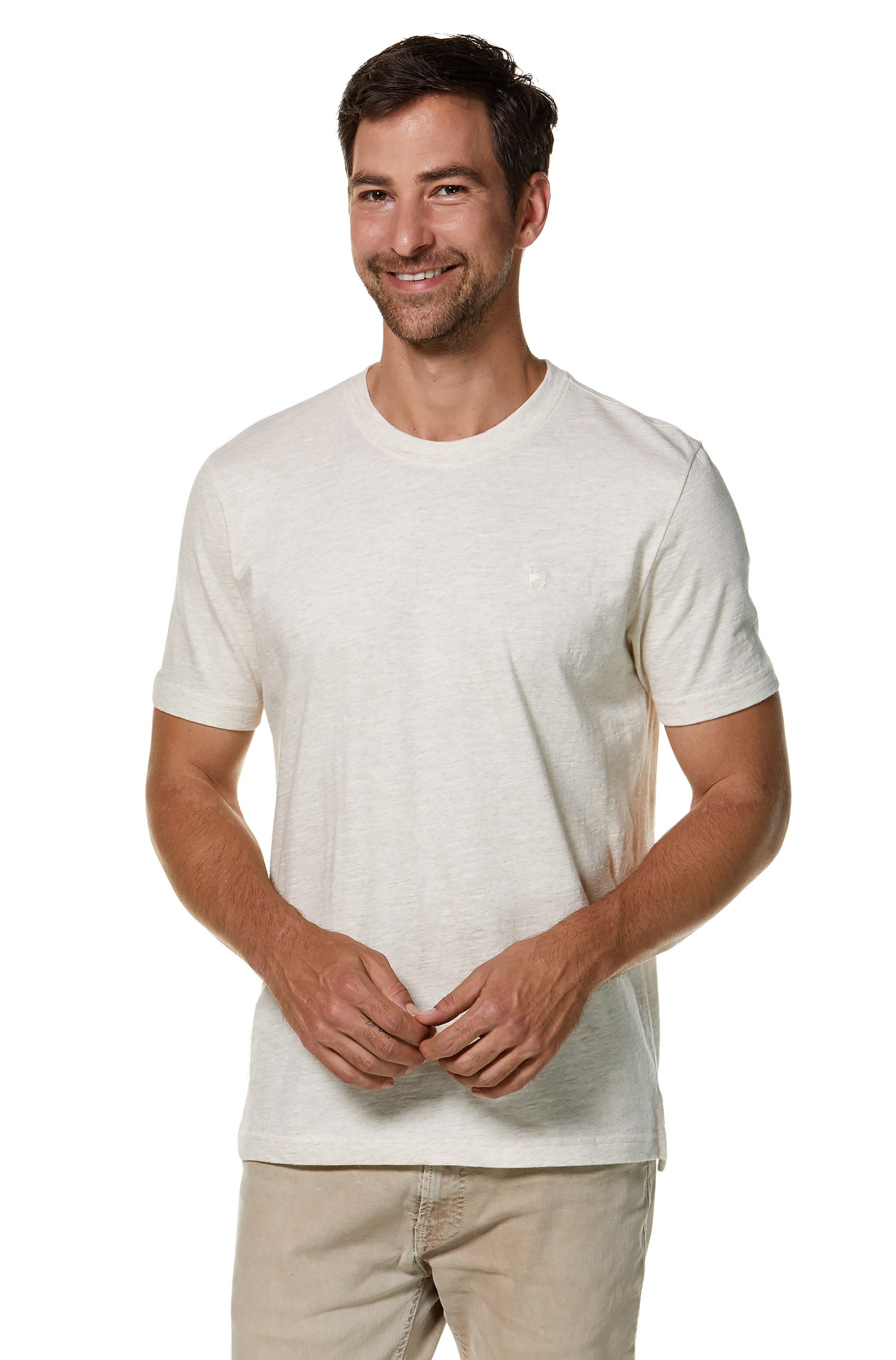 T-Shirt RUNDHALS mit Royal Alpaka-Baumwoll-Mix