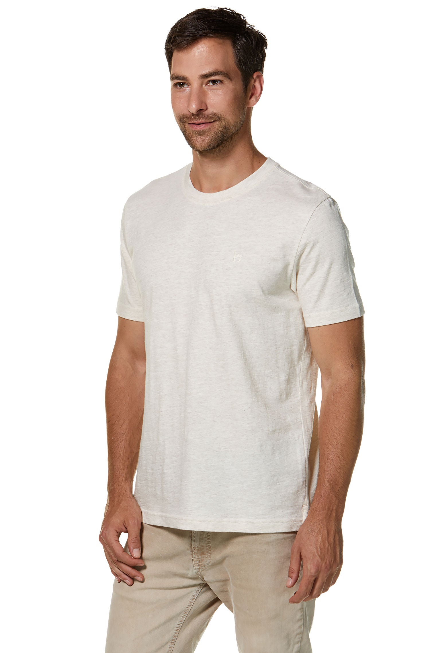 T-Shirt RUNDHALS mit Royal Alpaka-Baumwoll-Mix