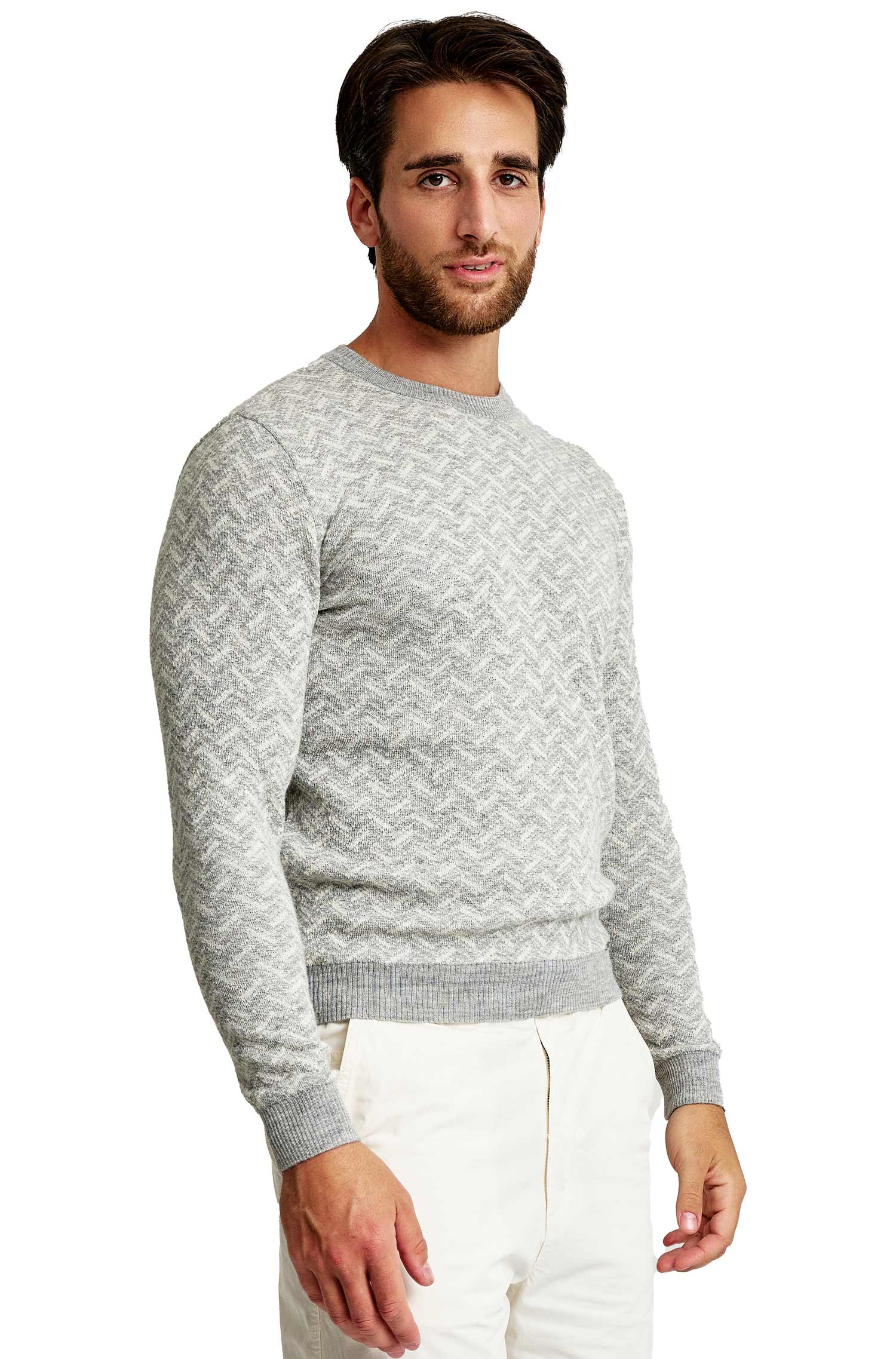 reversible alpaca sweater WIMBLEDON made of baby alpaca & silk